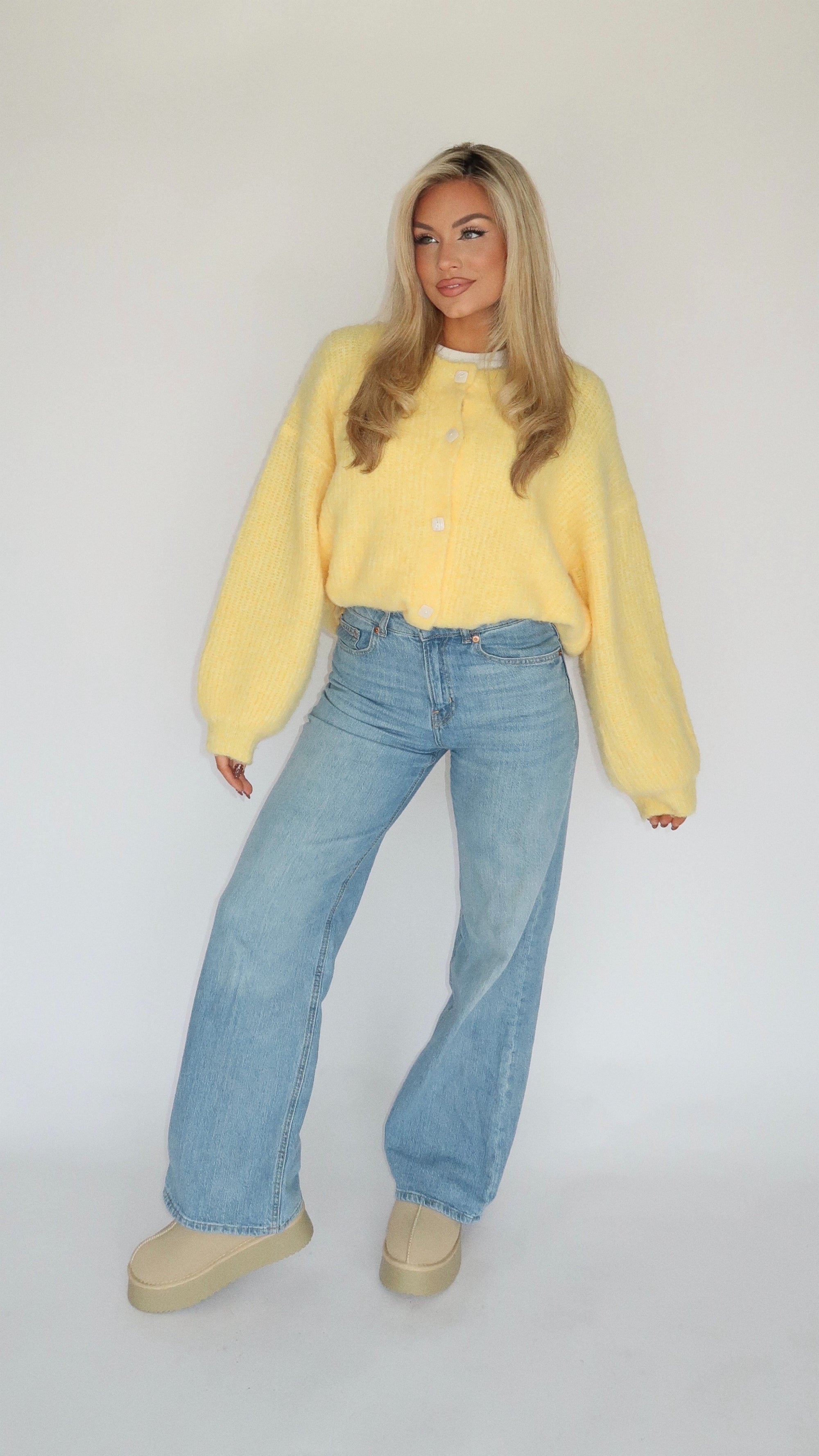 MELVILLE CARDIGAN YELLOW