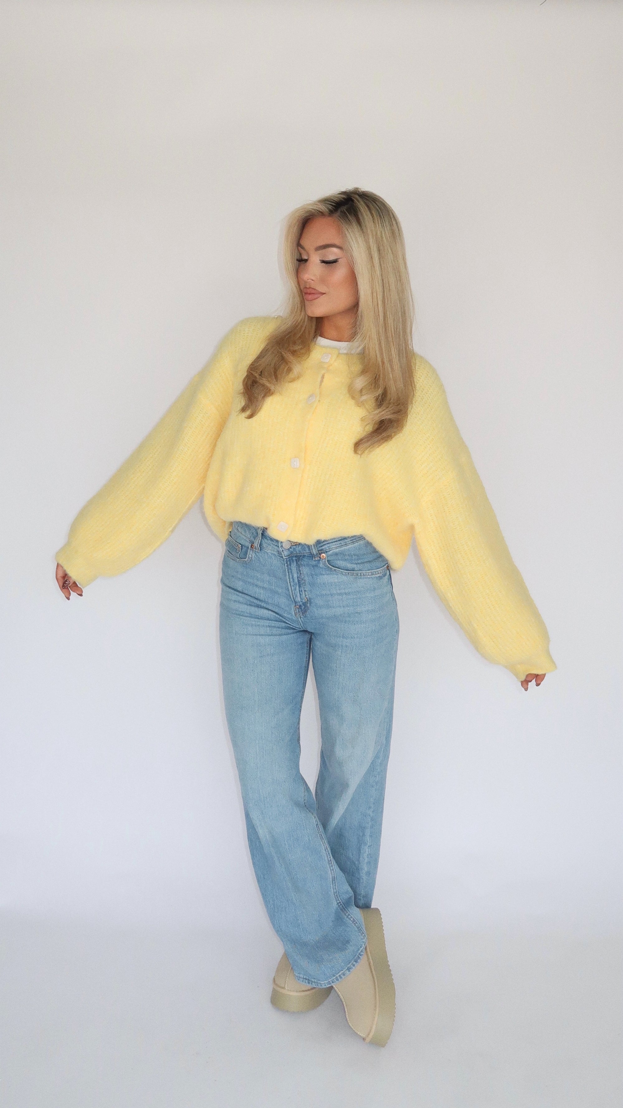 MELVILLE CARDIGAN YELLOW