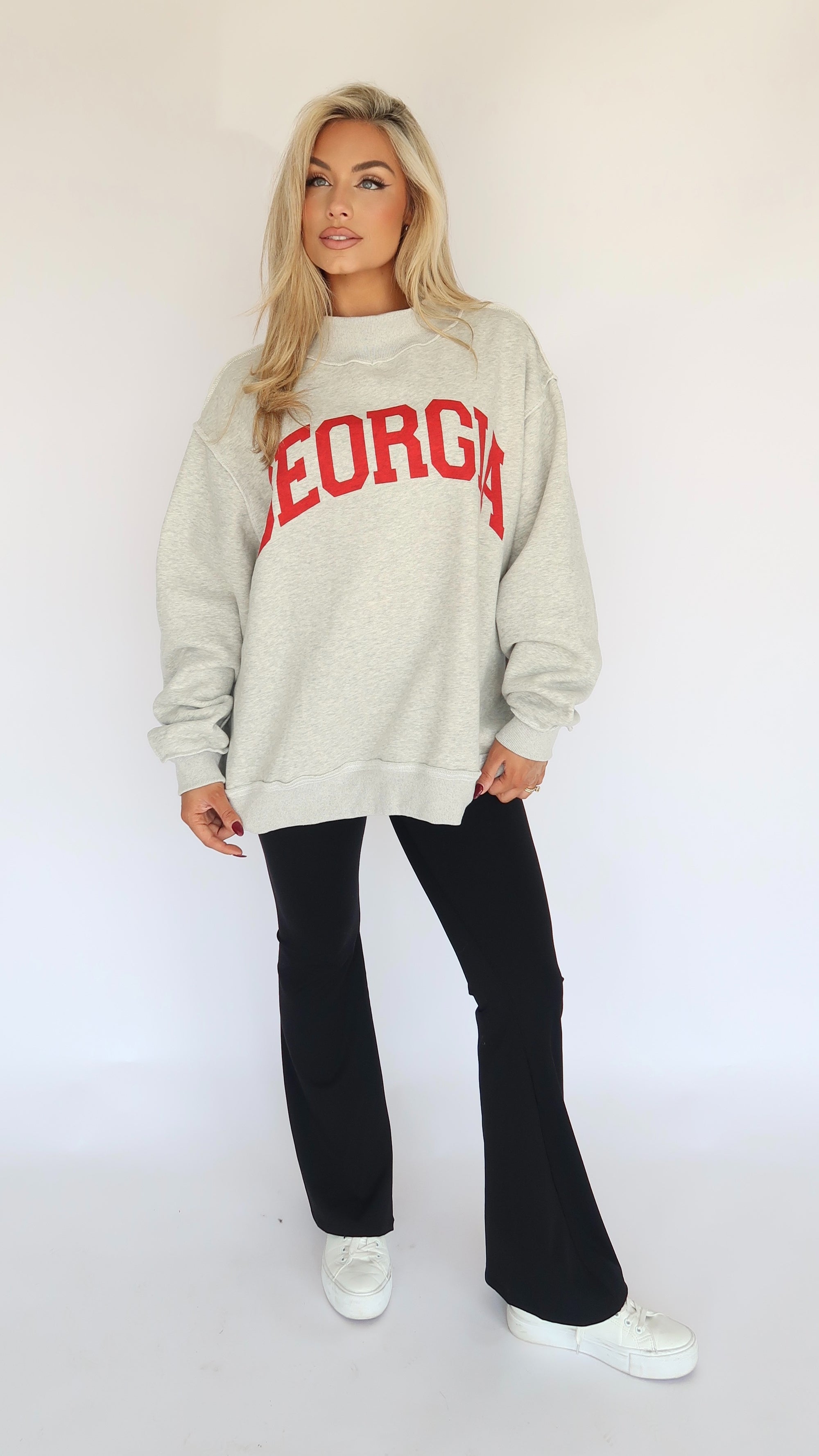GEORGIA REVERSIBLE CREWNECK