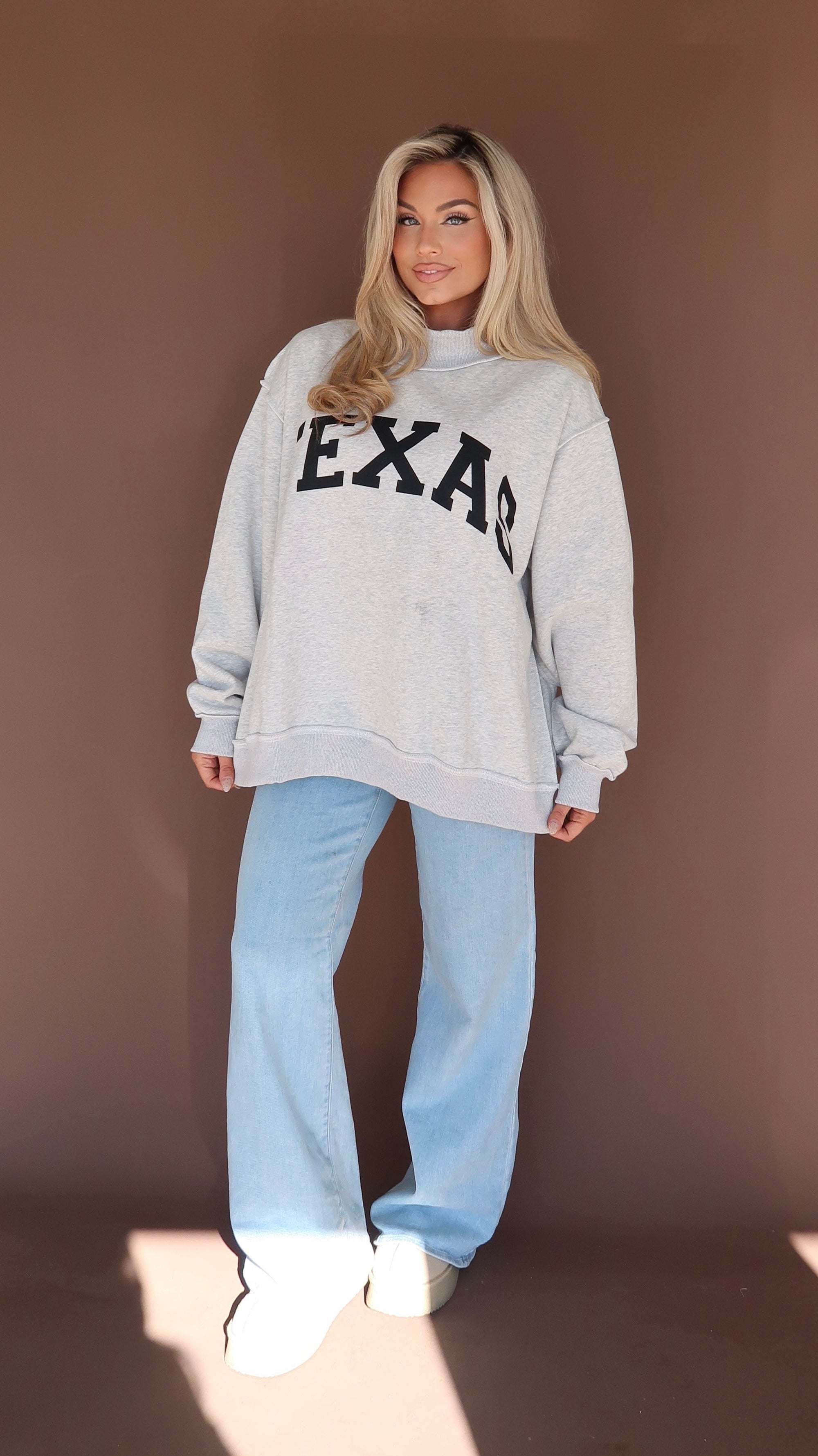TEXAS REVERSIBLE CREWNECK
