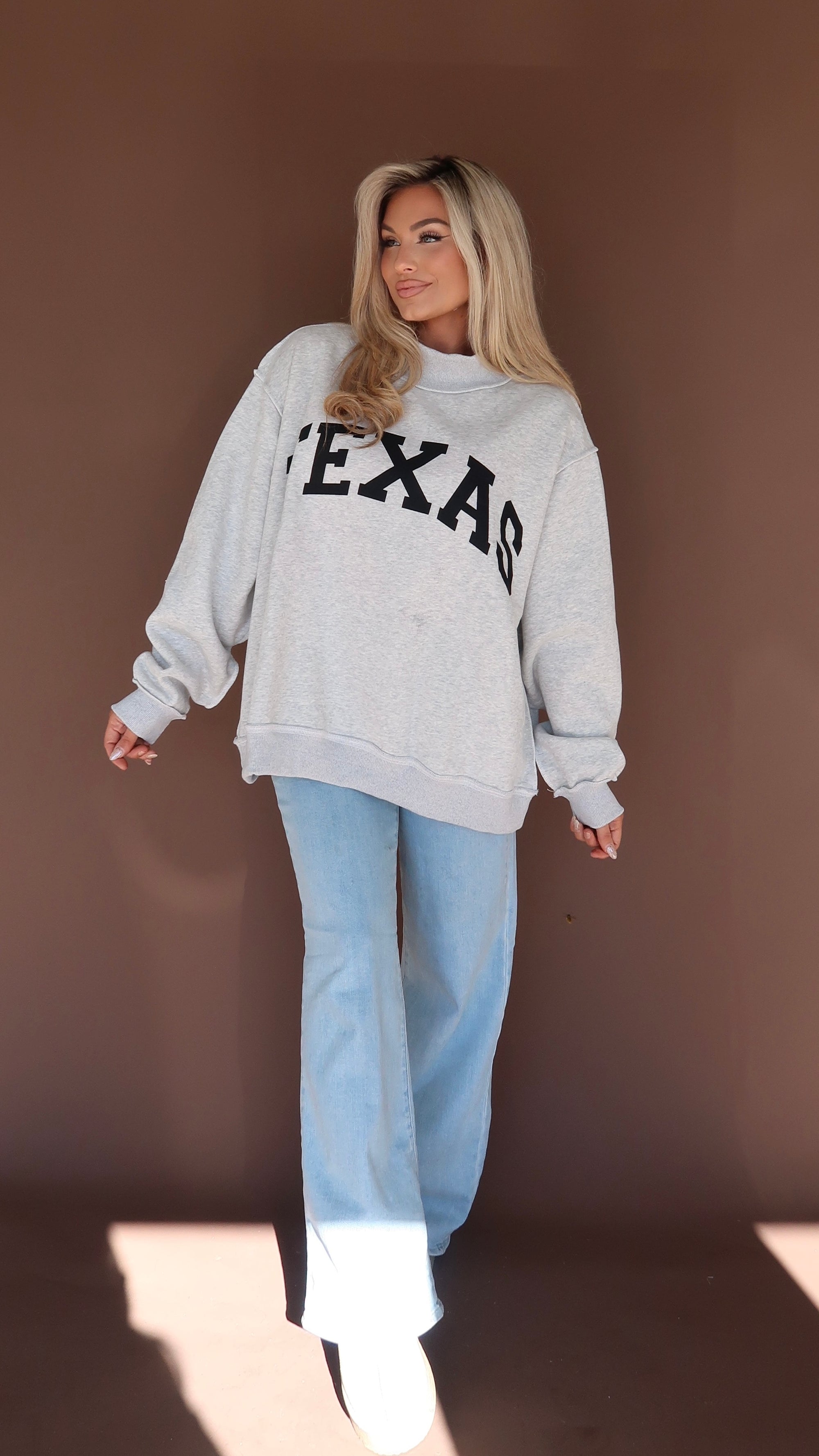 TEXAS REVERSIBLE CREWNECK