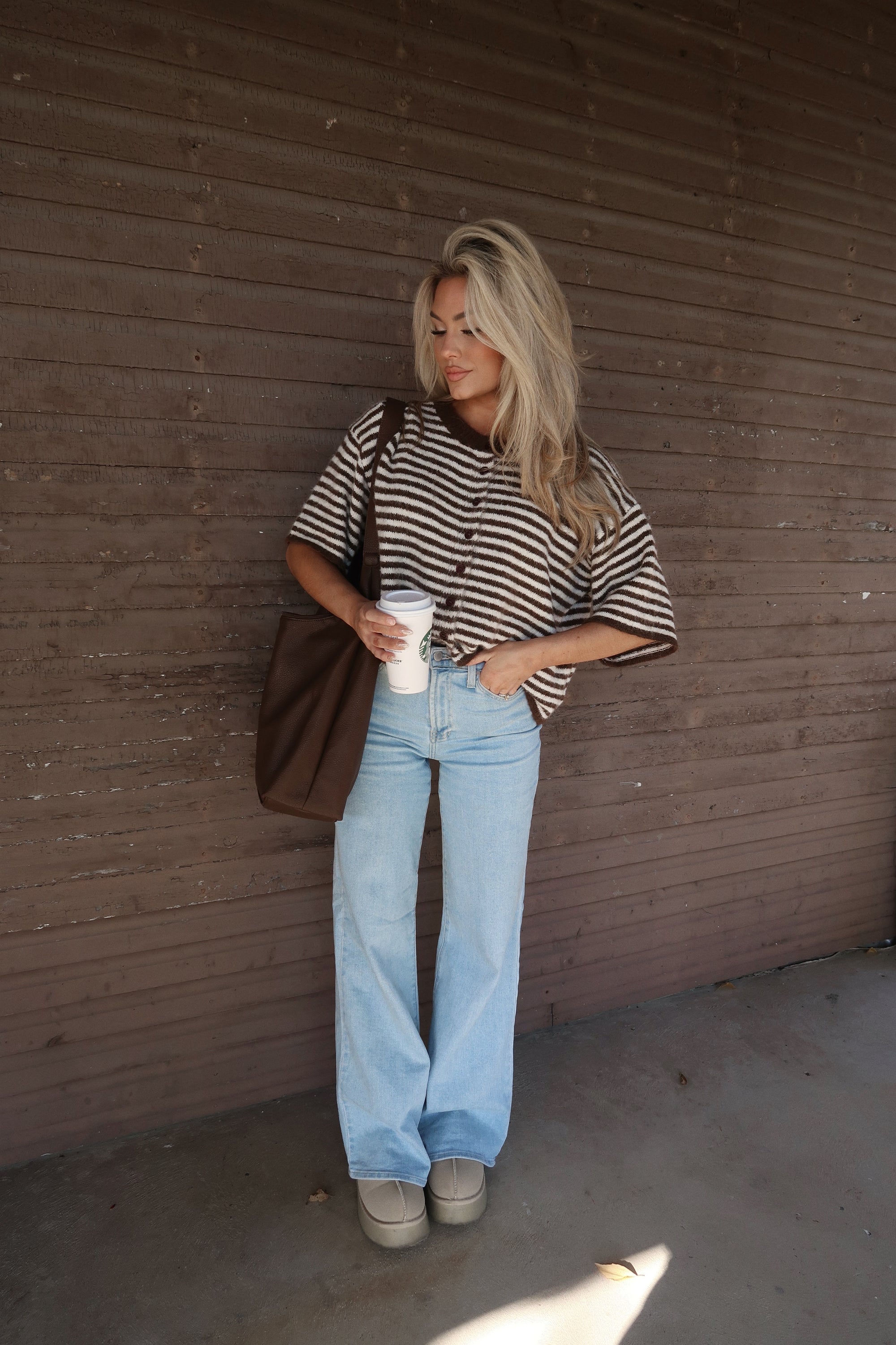 SUNDAY BEST CARDIGAN STRIPED