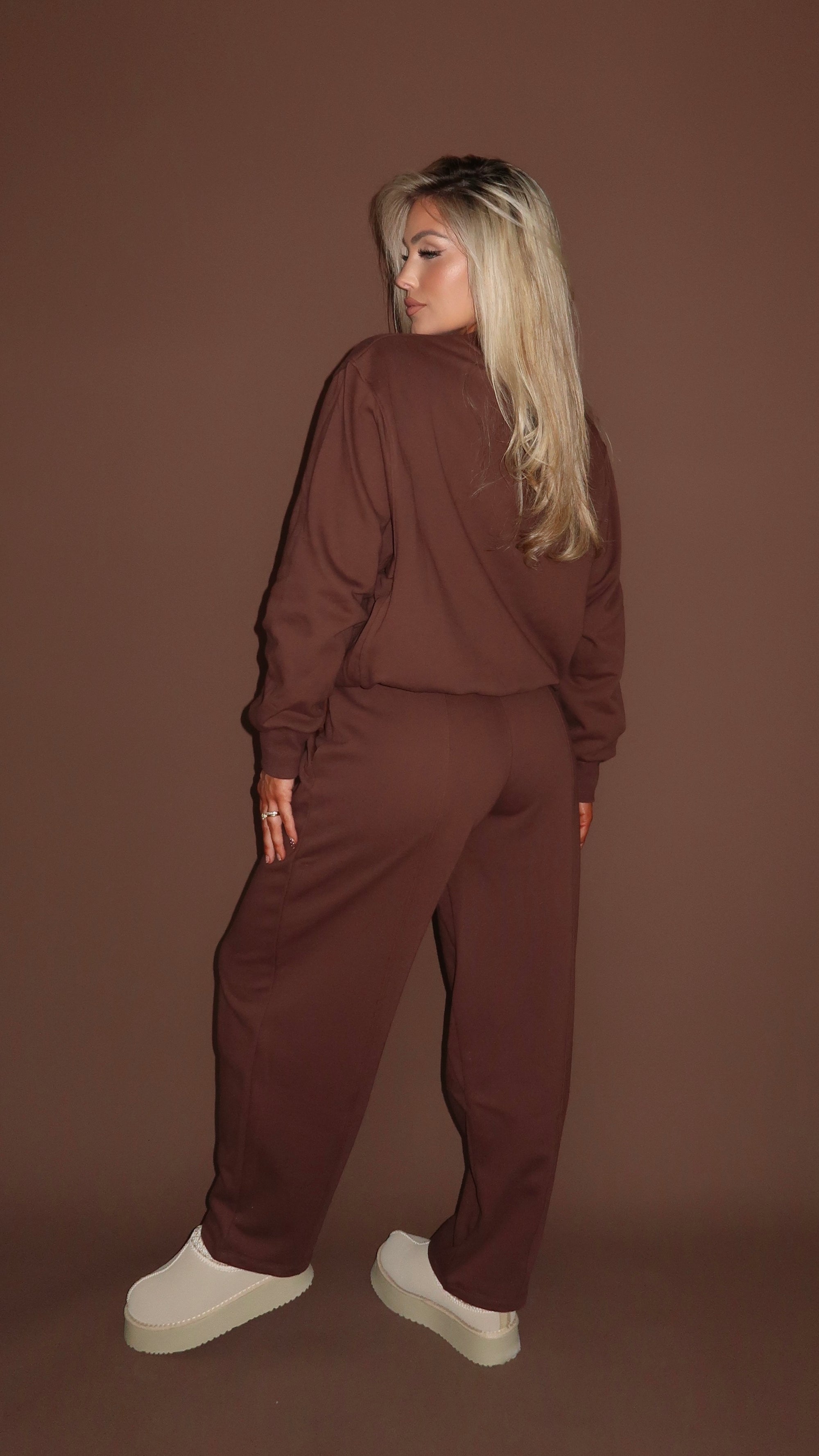 TEDDI BUBBLE CREWNECK BROWN