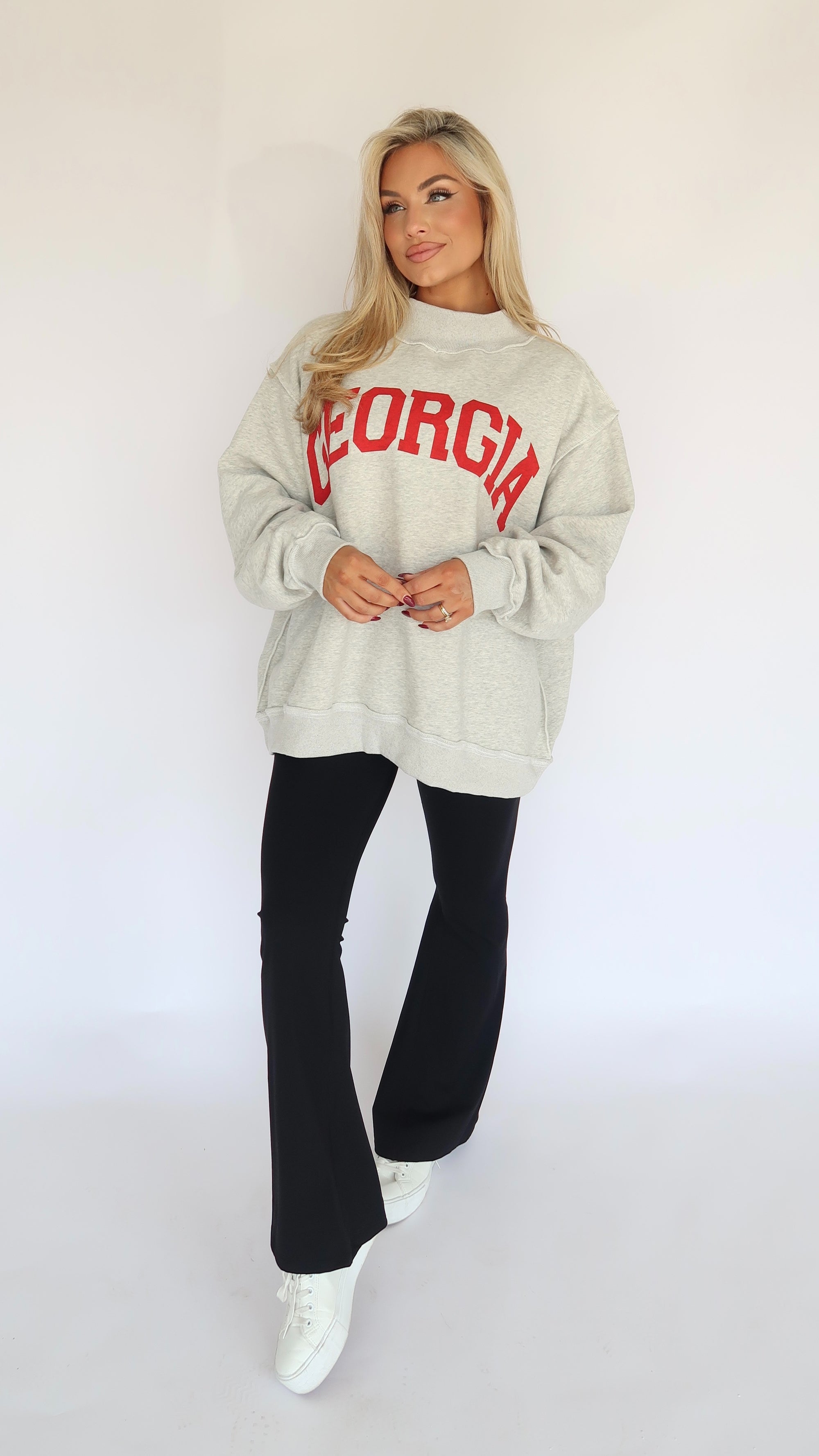 GEORGIA REVERSIBLE CREWNECK
