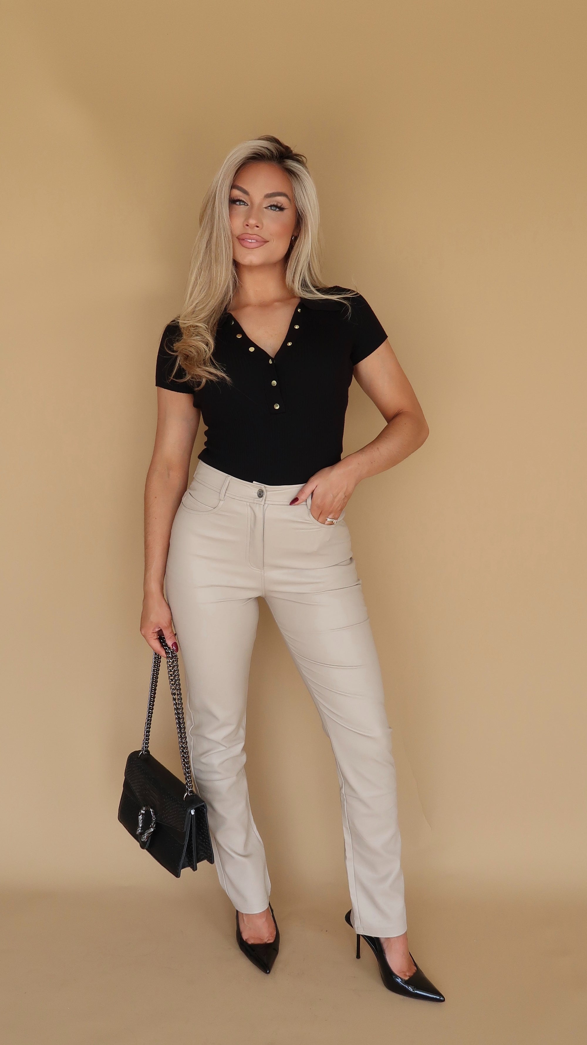 SUTTON TOP BLACK