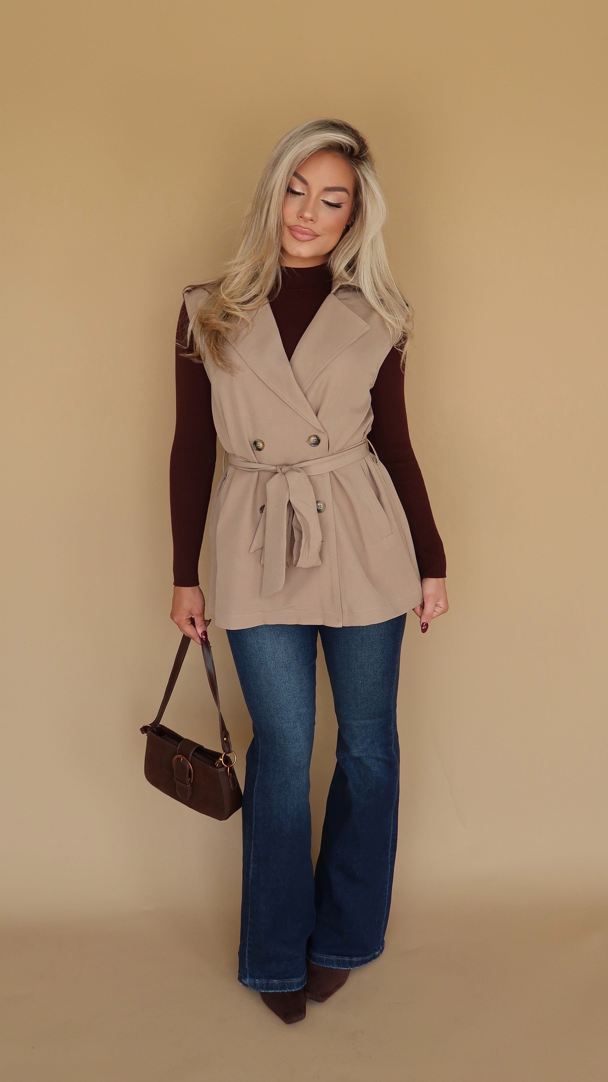 DREW TRENCH STYLE VEST