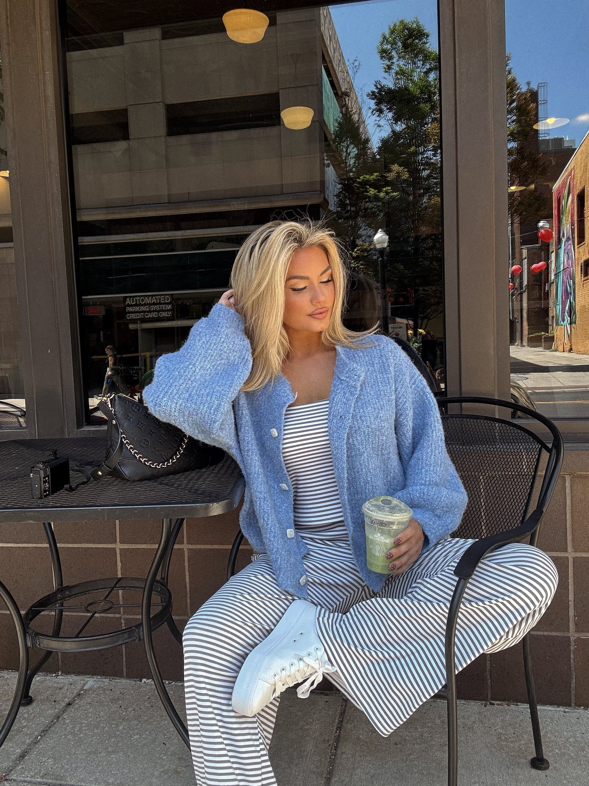 MELVILLE CARDIGAN BLUE