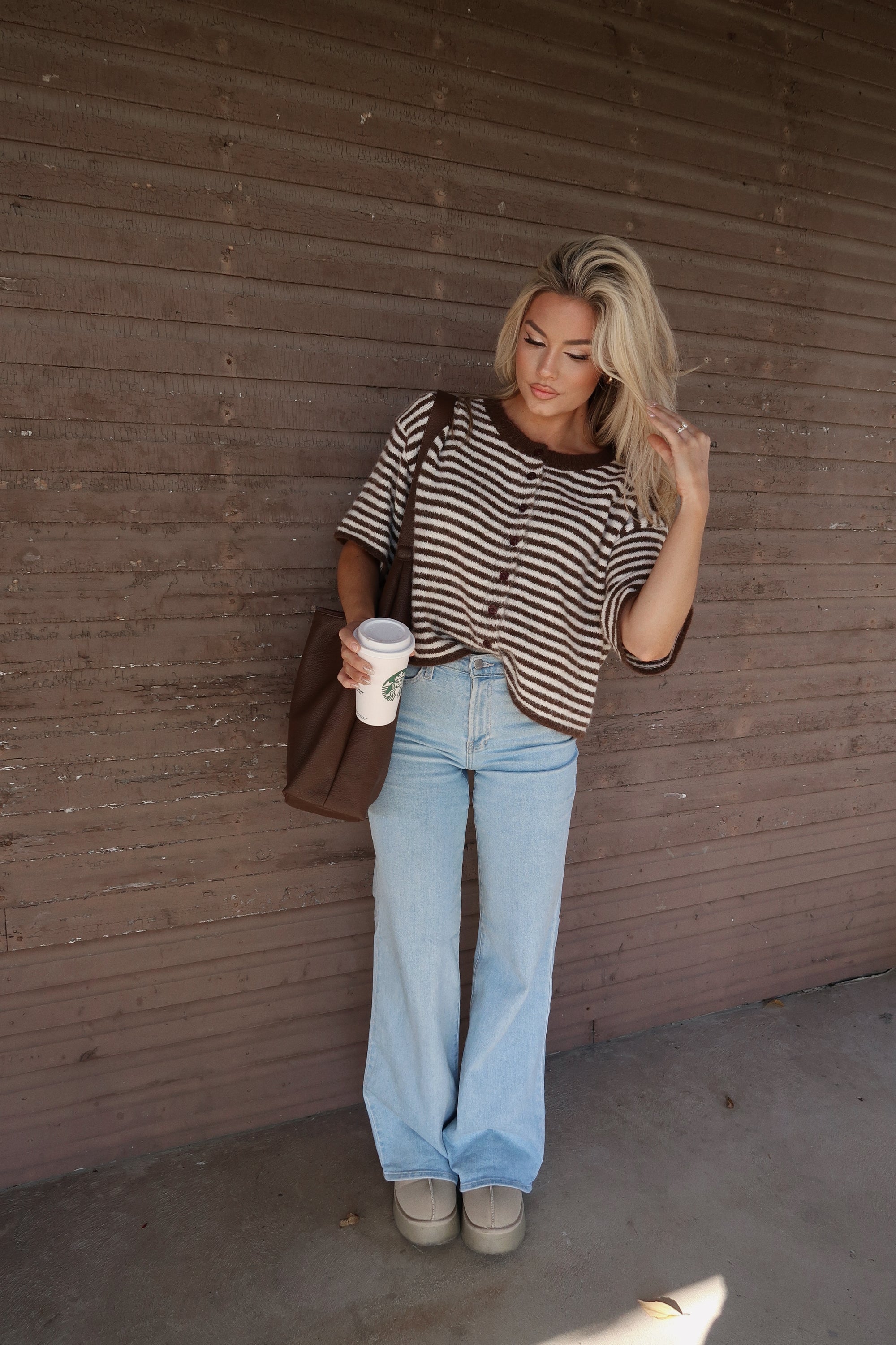 SUNDAY BEST CARDIGAN STRIPED