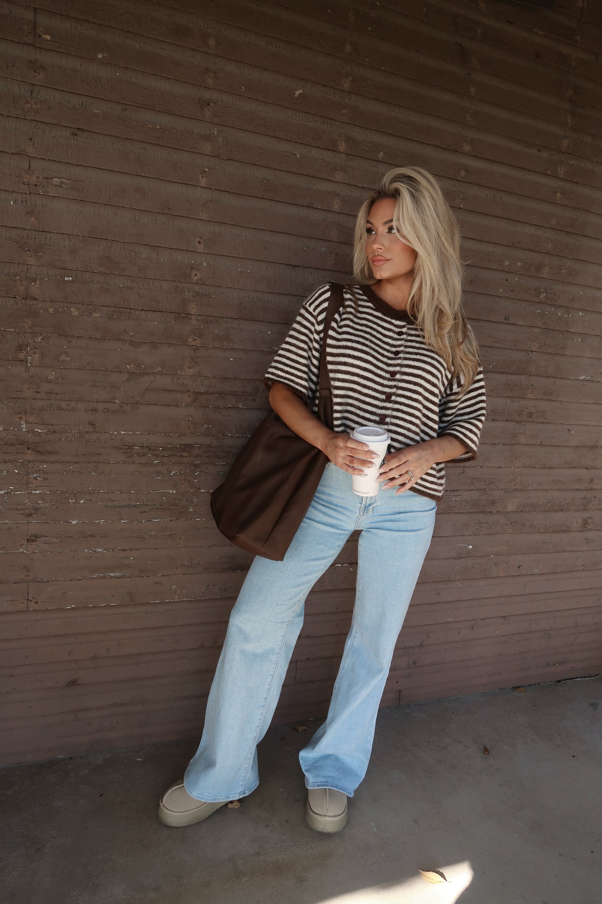 SUNDAY BEST CARDIGAN STRIPED