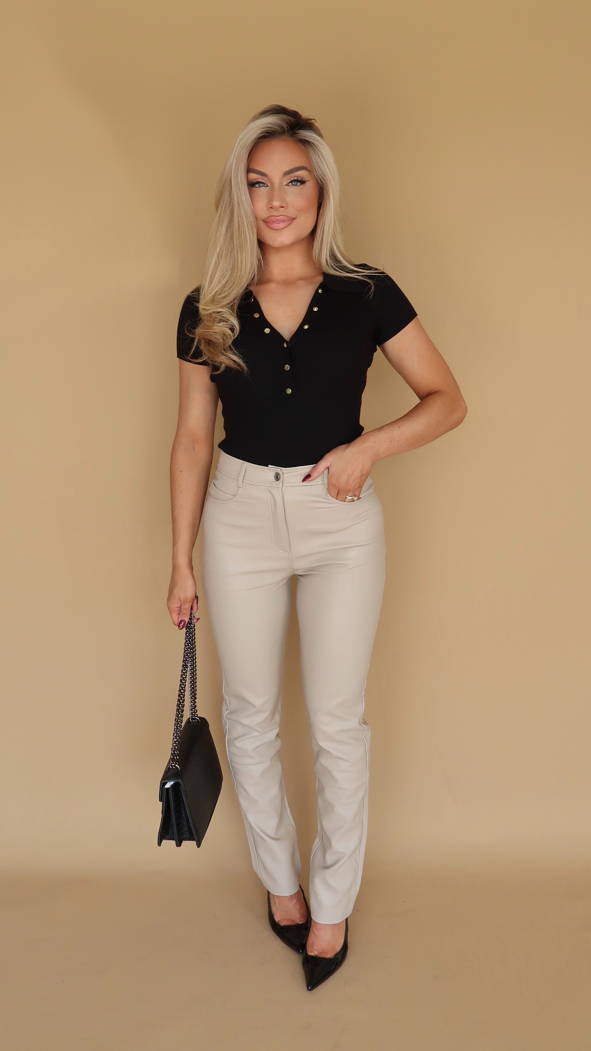 SUTTON TOP BLACK