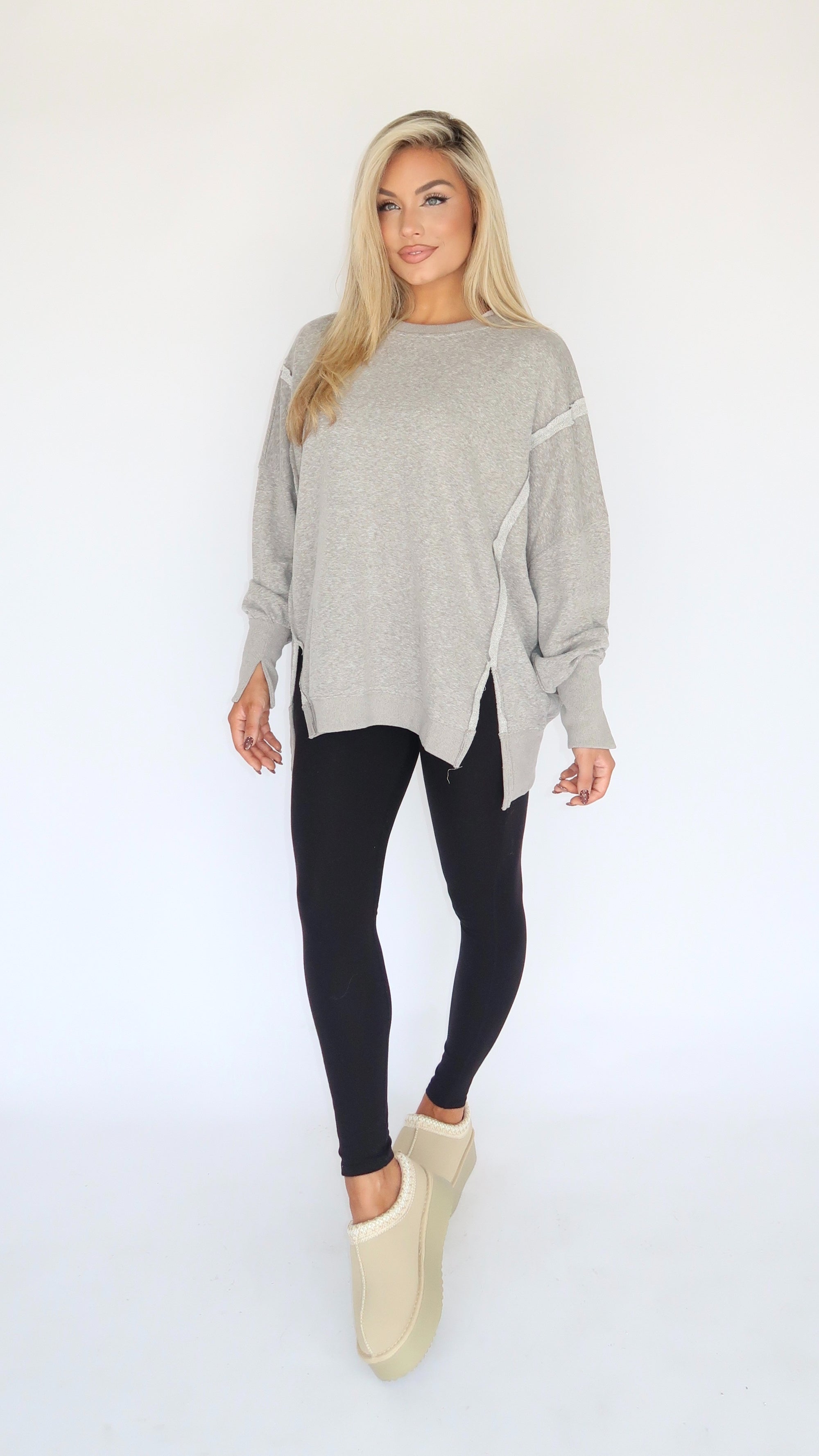 EVERYDAY PULLOVER CREWNECK GREY