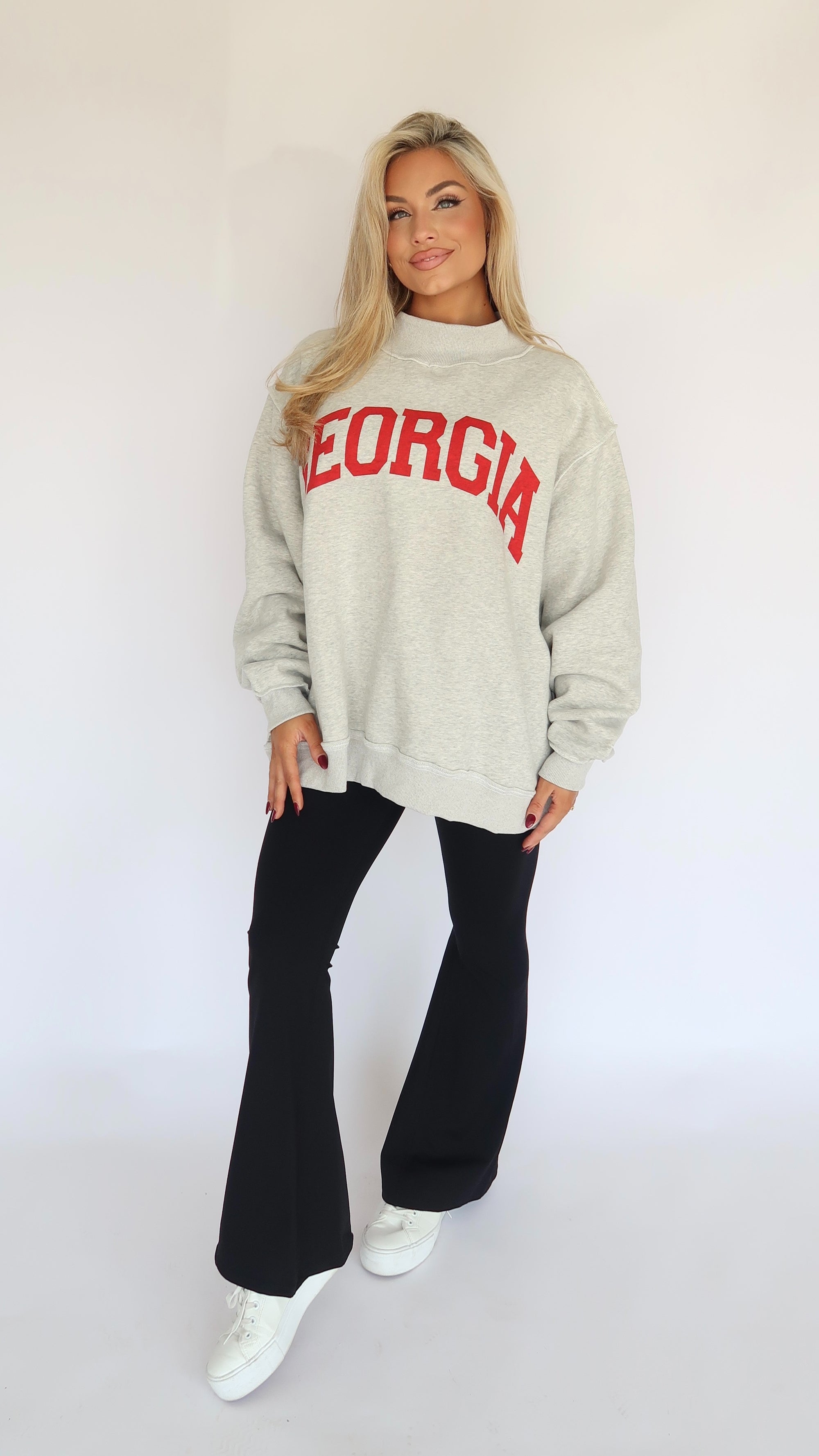 GEORGIA REVERSIBLE CREWNECK