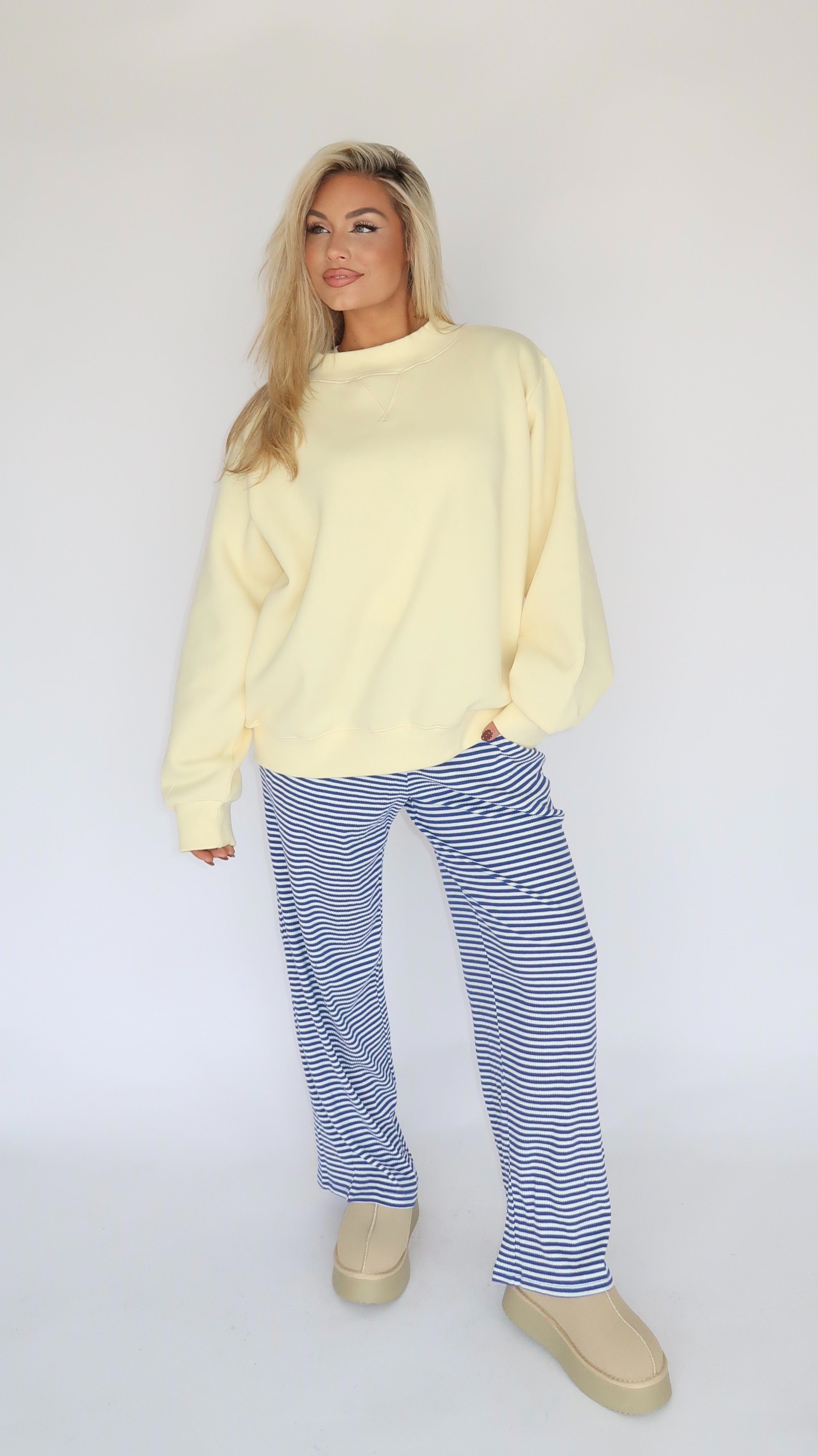 PARKER BANANA YELLOW CREWNECK