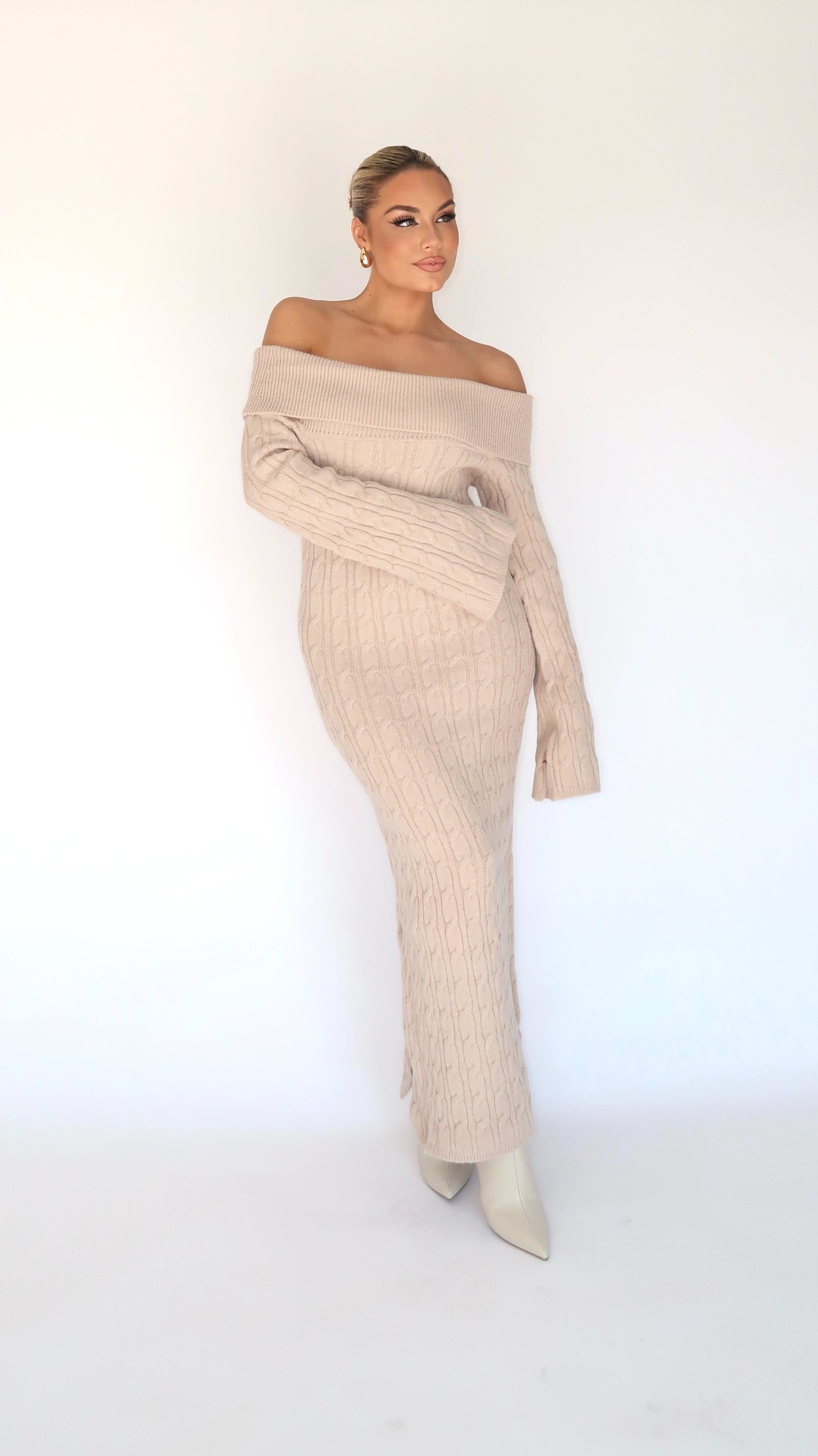 GISELLE MAXI SWEATER DRESS