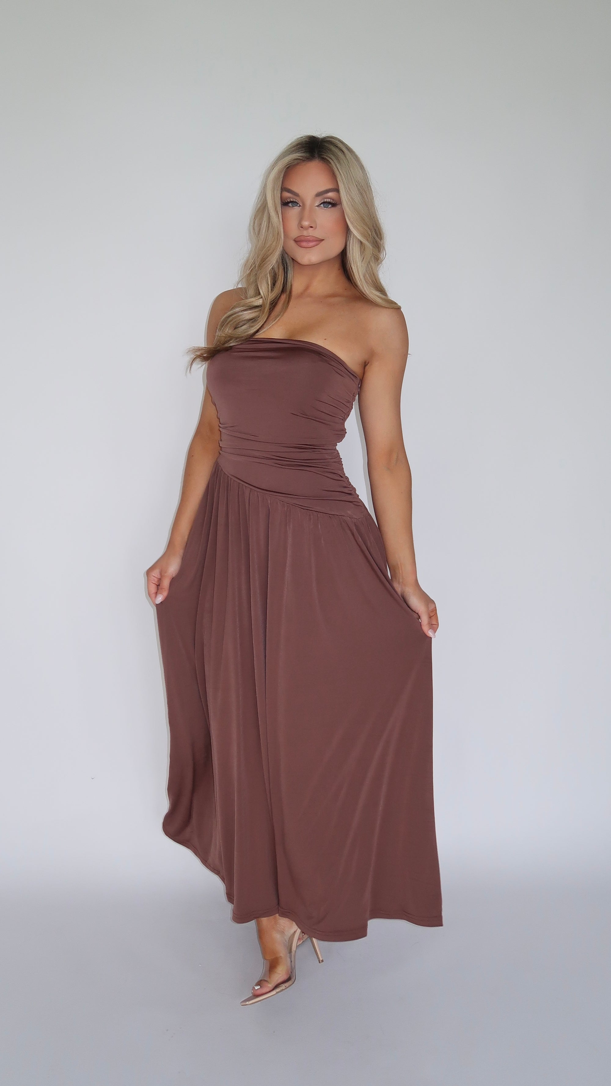 ESPRESSO MIDI DRESS THIRTYWAY ESPRESSO MIDI DRESS THIRTYWAY