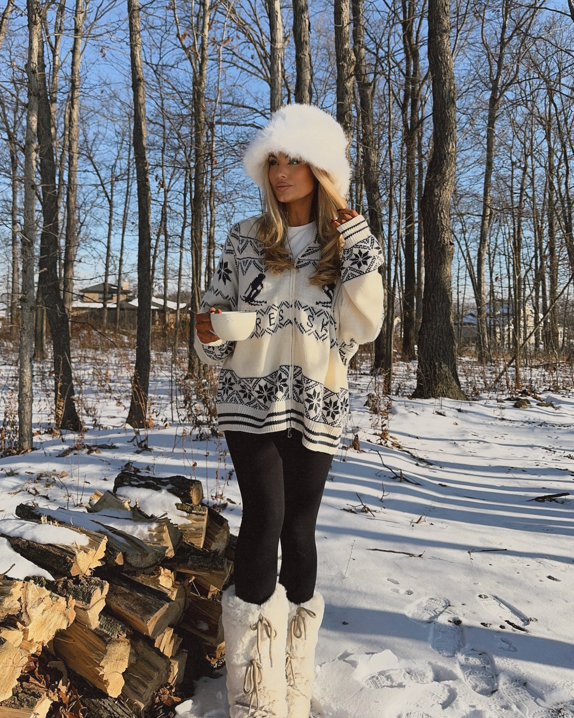 ASPEN SKI ZIP UP SWEATER