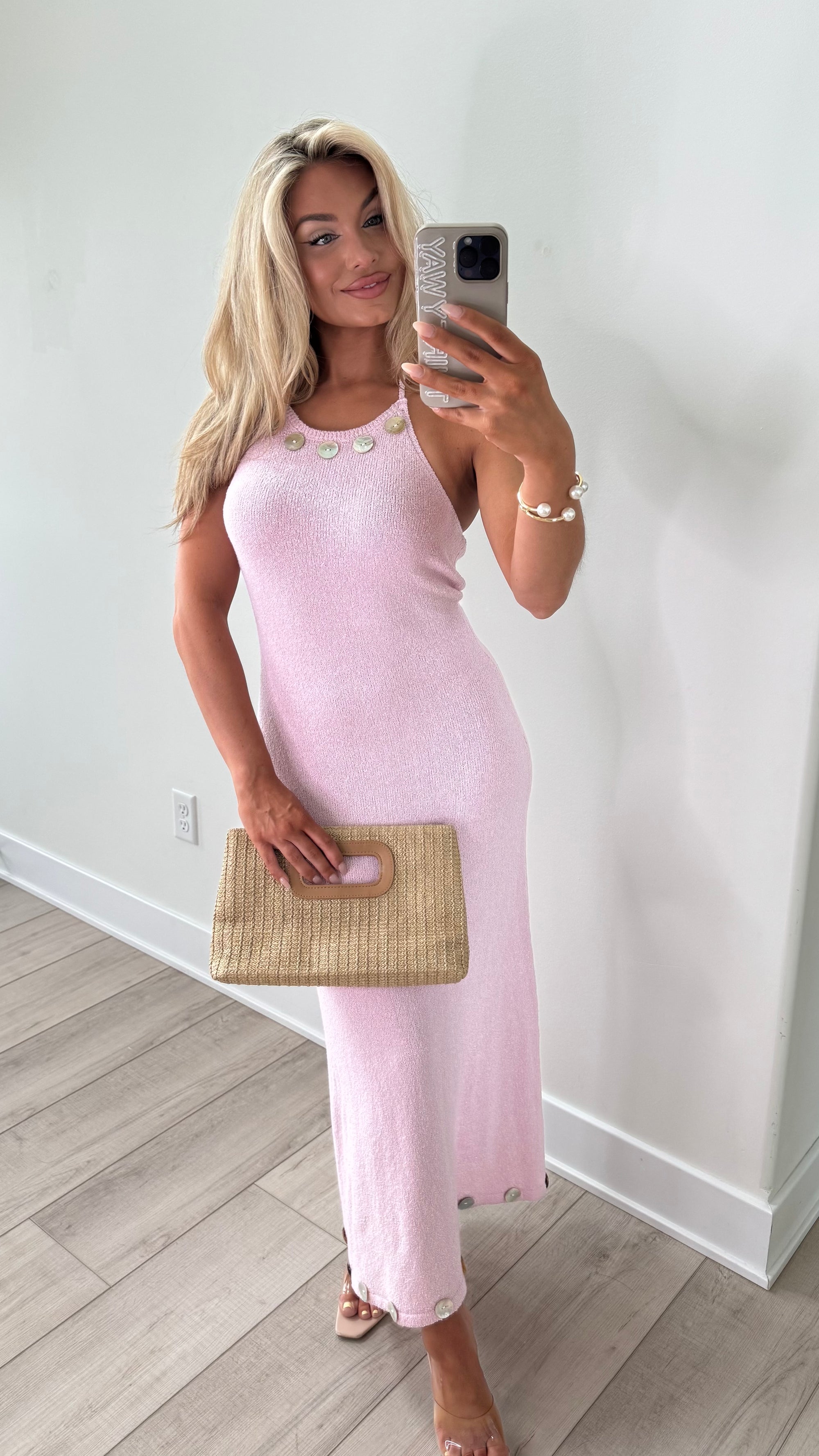 GLENDA SHELL KNIT MAXI DRESS