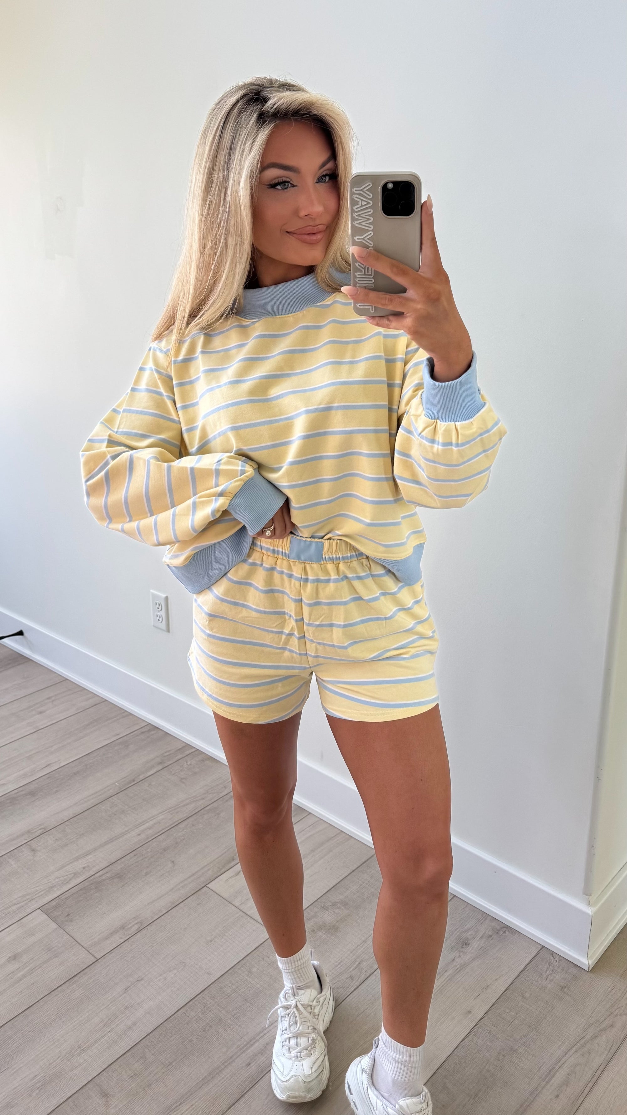 LEMON COAST STRIPED SET
