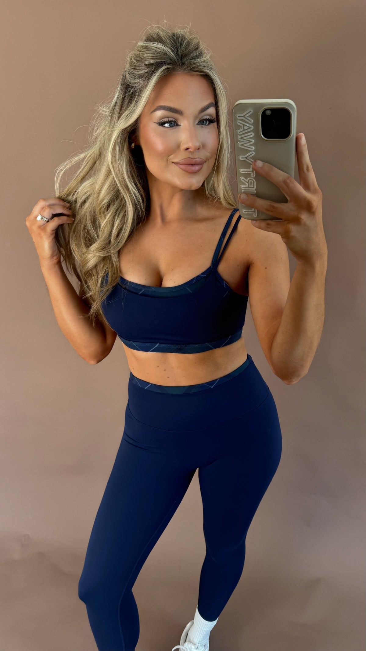 CAMBRIDGE LAYERED SPORTS BRA NAVY