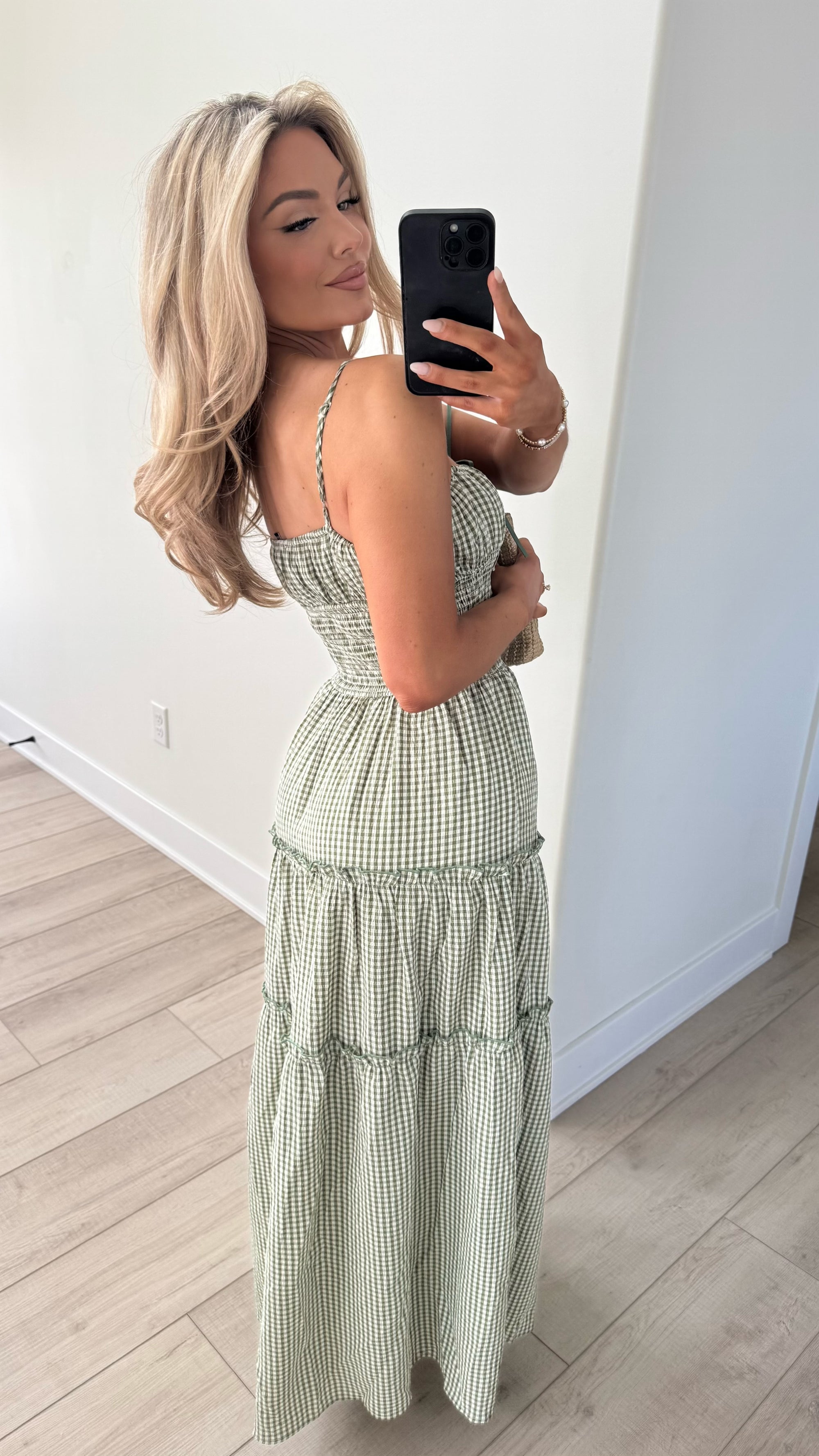 CHECKMATE GINGHAM DRESS