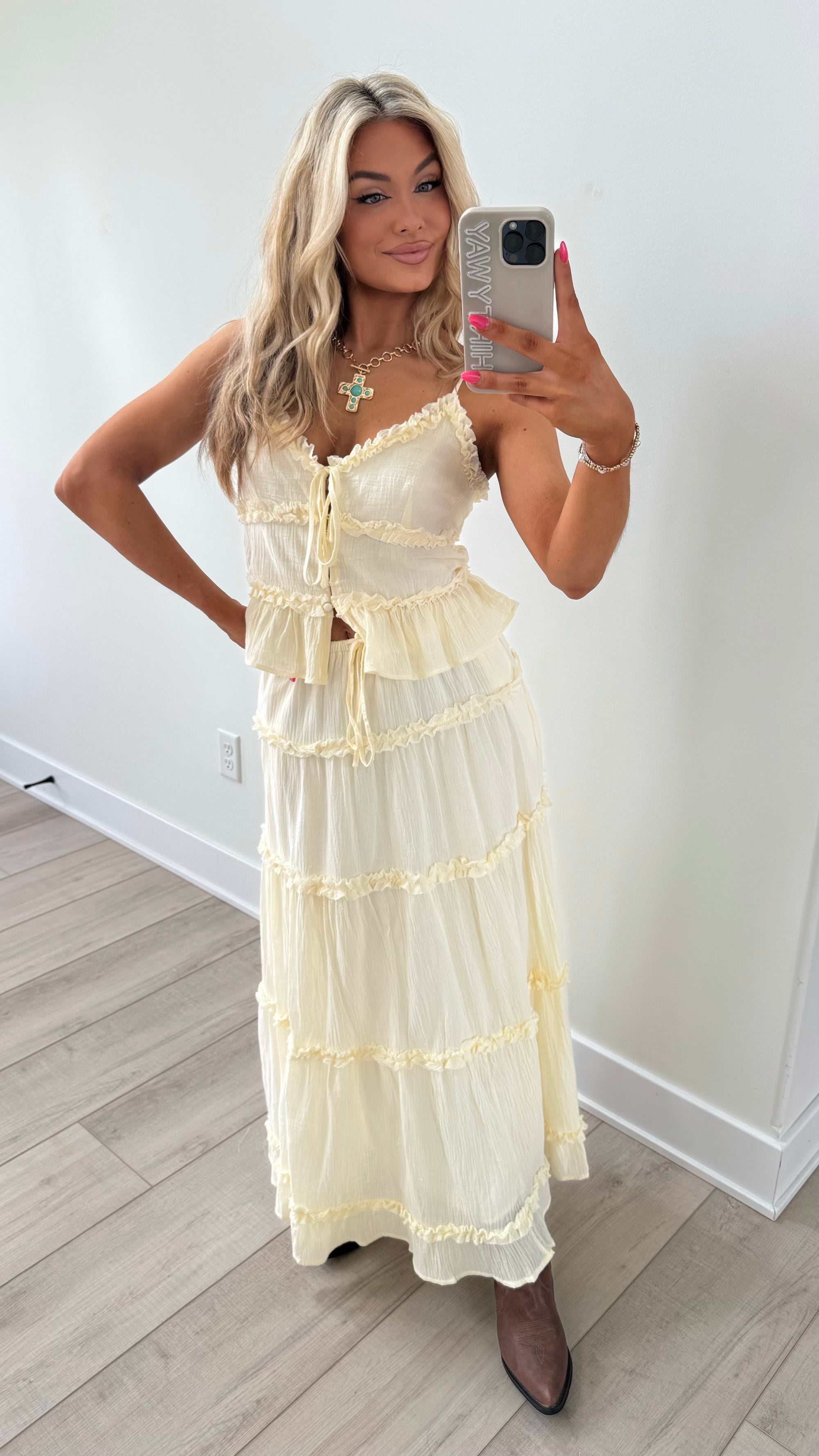 STAGECOACH TEIRED MAXI SKIRT