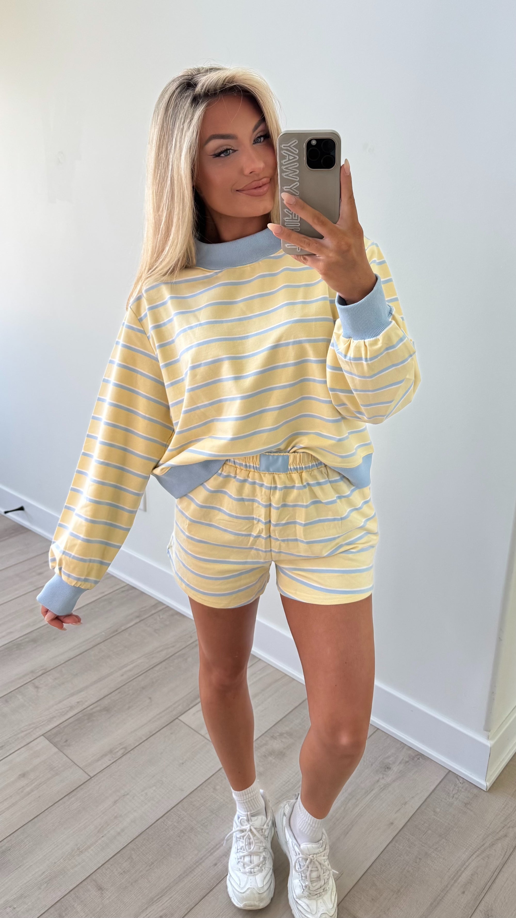 LEMON COAST STRIPED SET