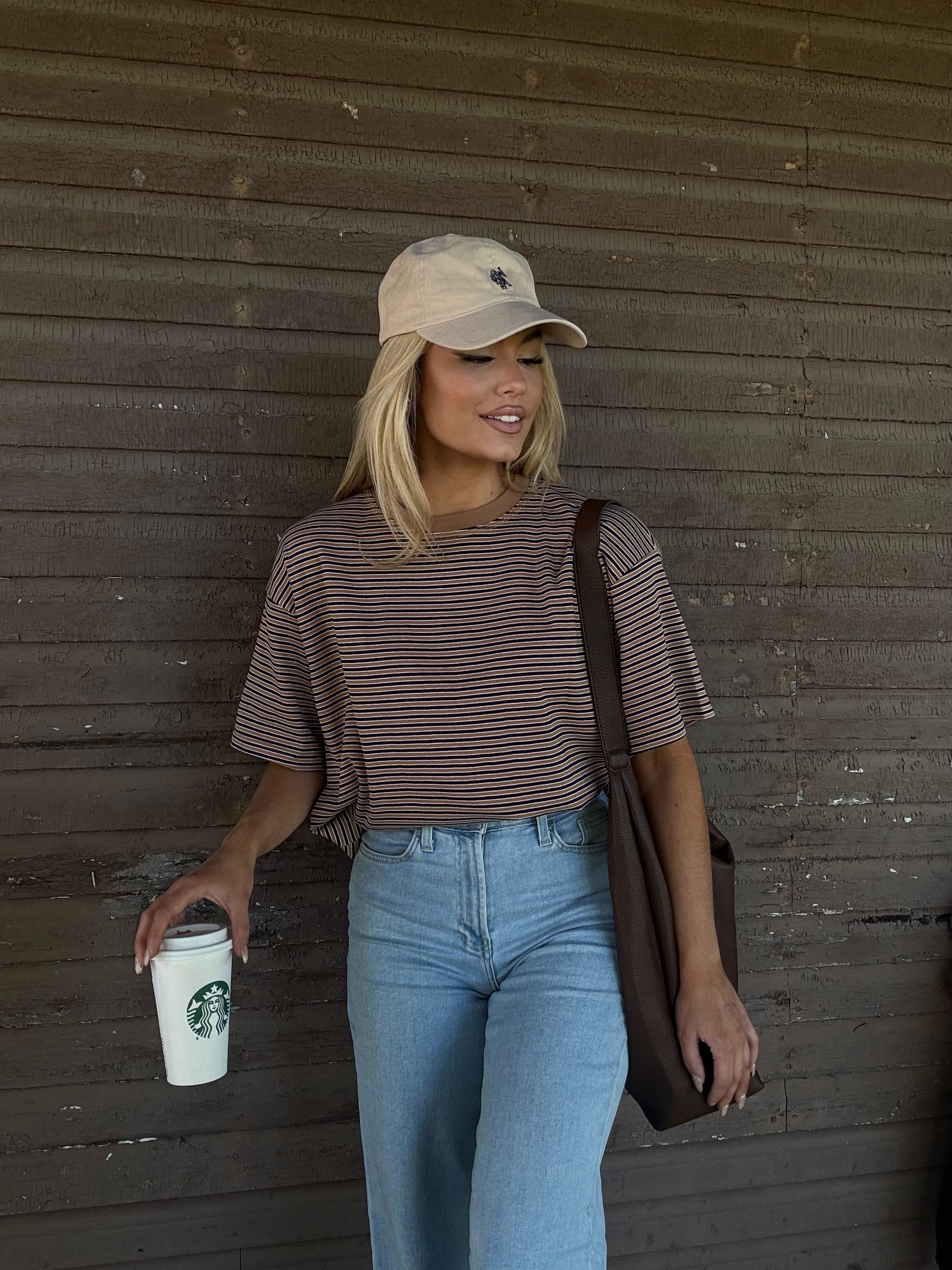 EVERYDAY STRIPED RELAXED TEE