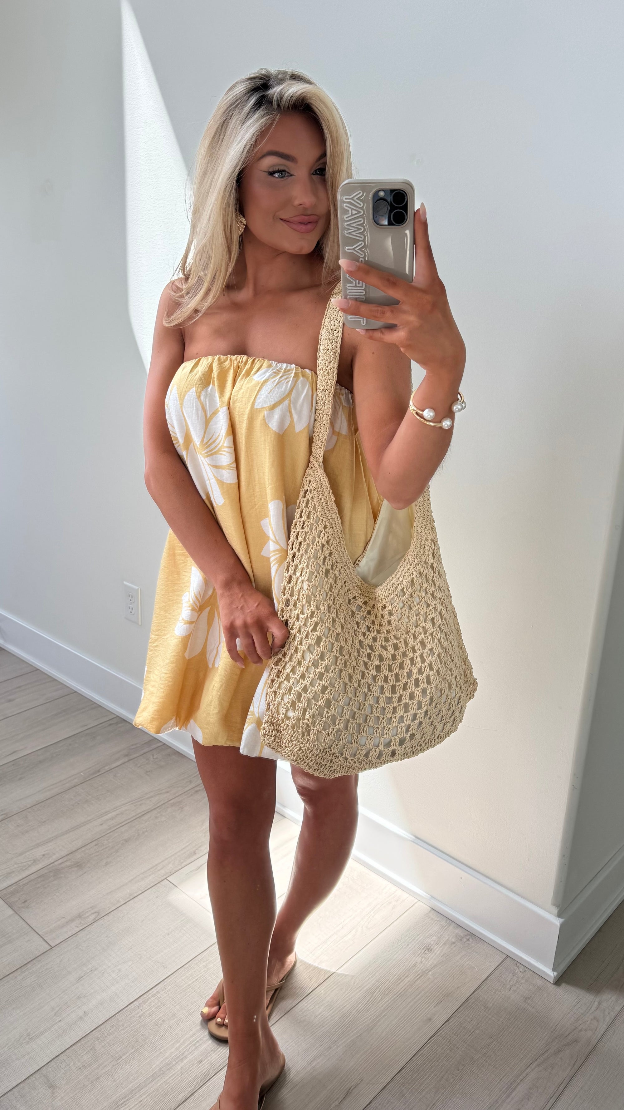 STRAW BEACH BAG