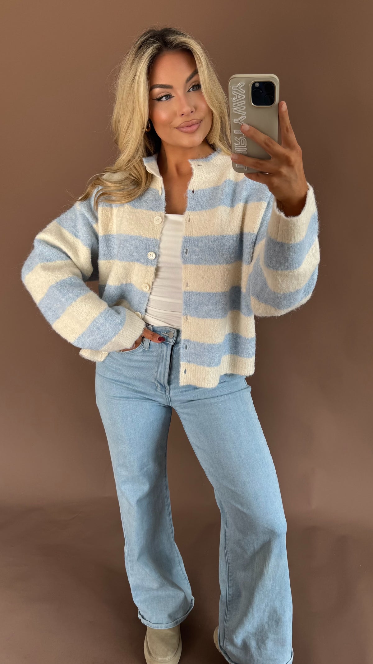 DAIRY STRIPED CARDIGAN