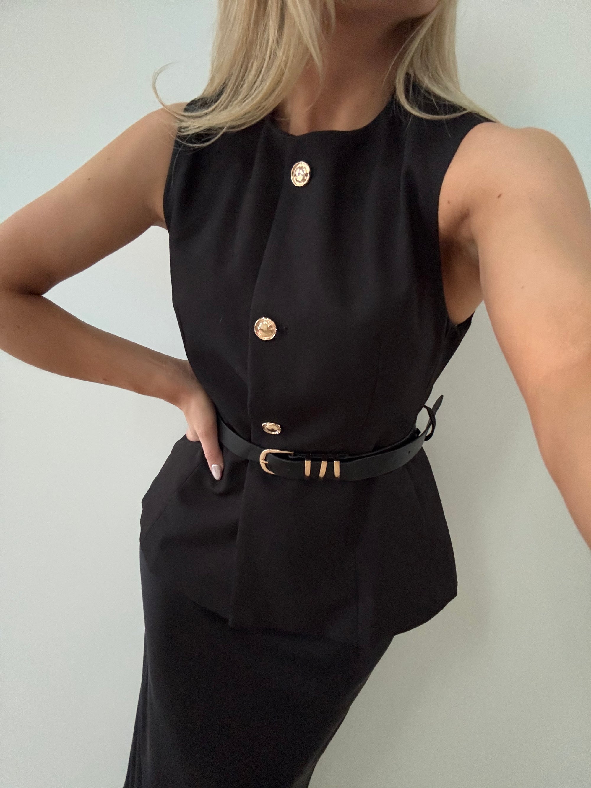 VANESSA BELTED VEST