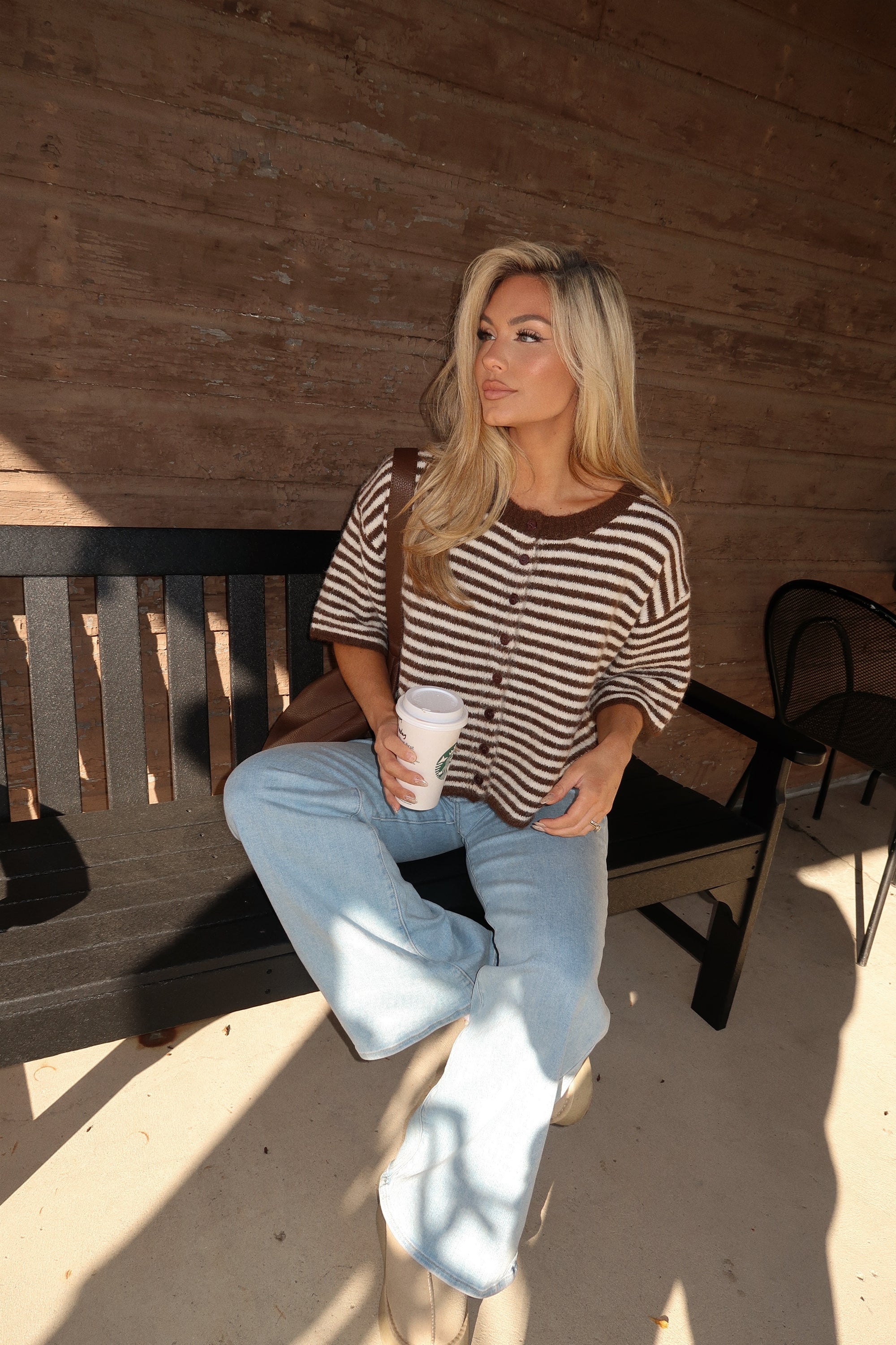 SUNDAY BEST CARDIGAN STRIPED