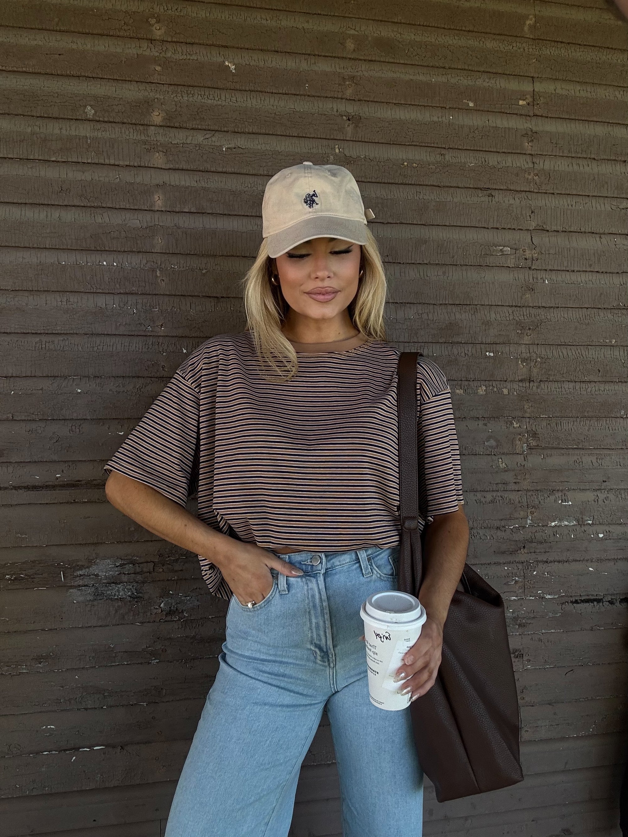 EVERYDAY STRIPED RELAXED TEE