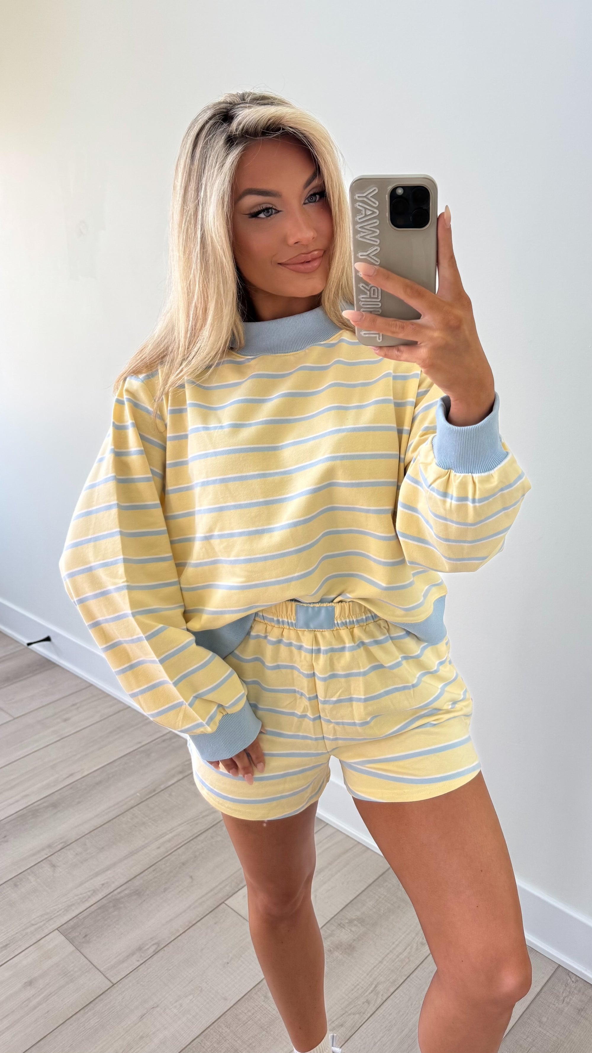 LEMON COAST STRIPED SET
