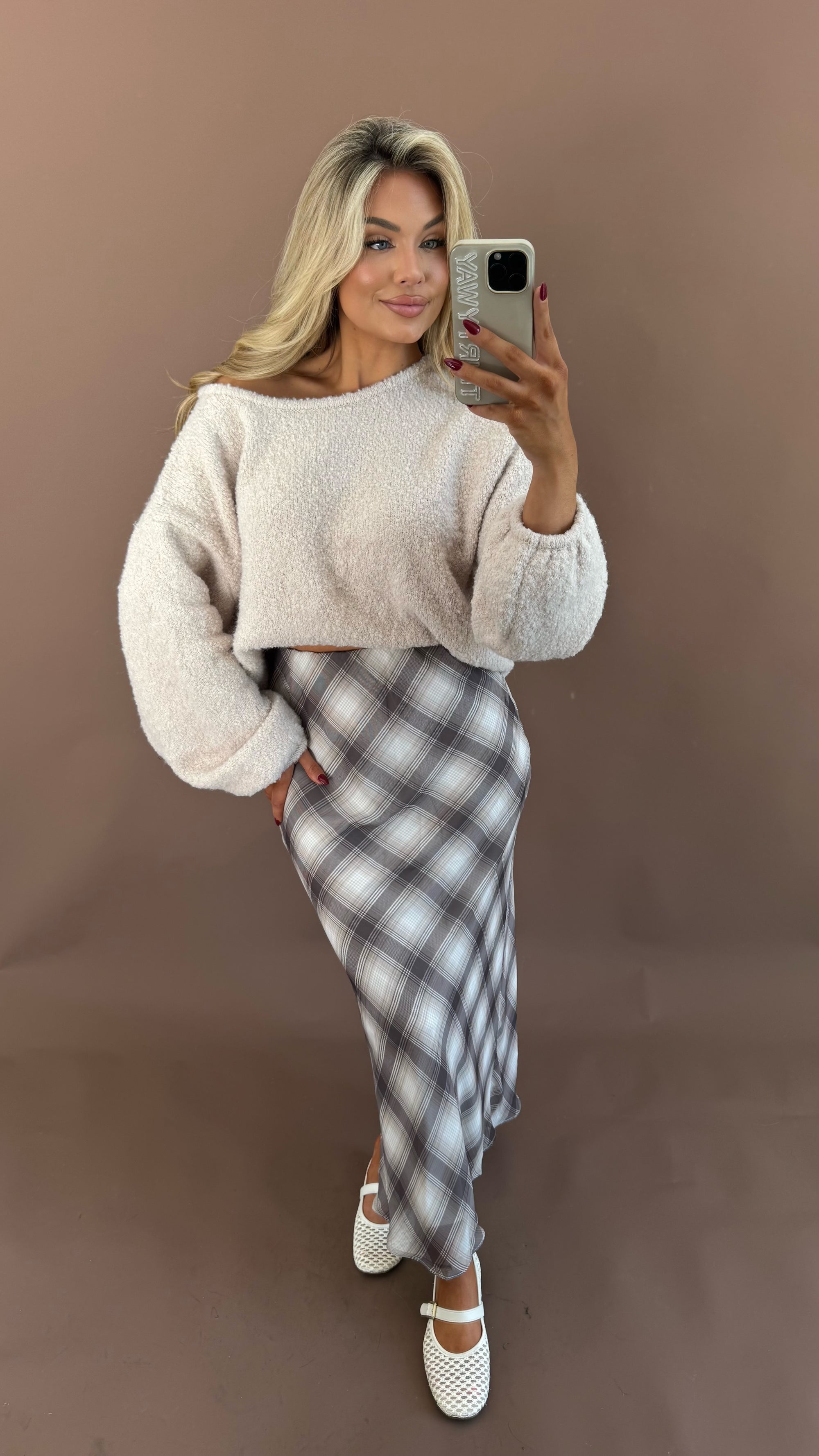 COTTAGE SWEATER TAUPE