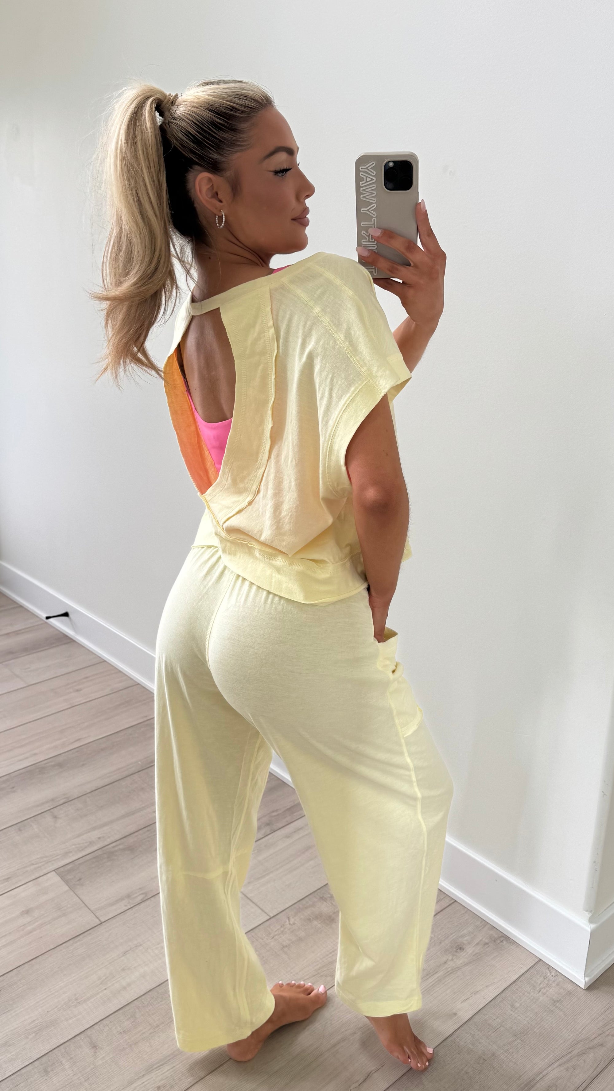 LIMONCELLO BARREL PANT