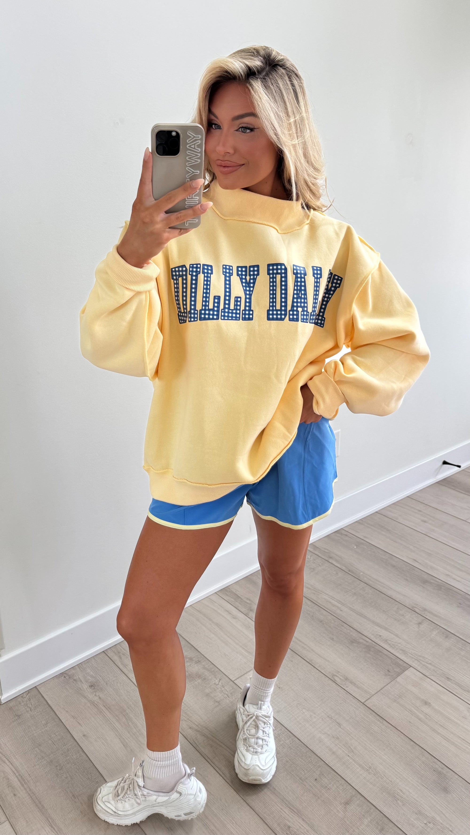 DILLY DALLY/ LOLLY GAG REVERSIBLE CREWNECK