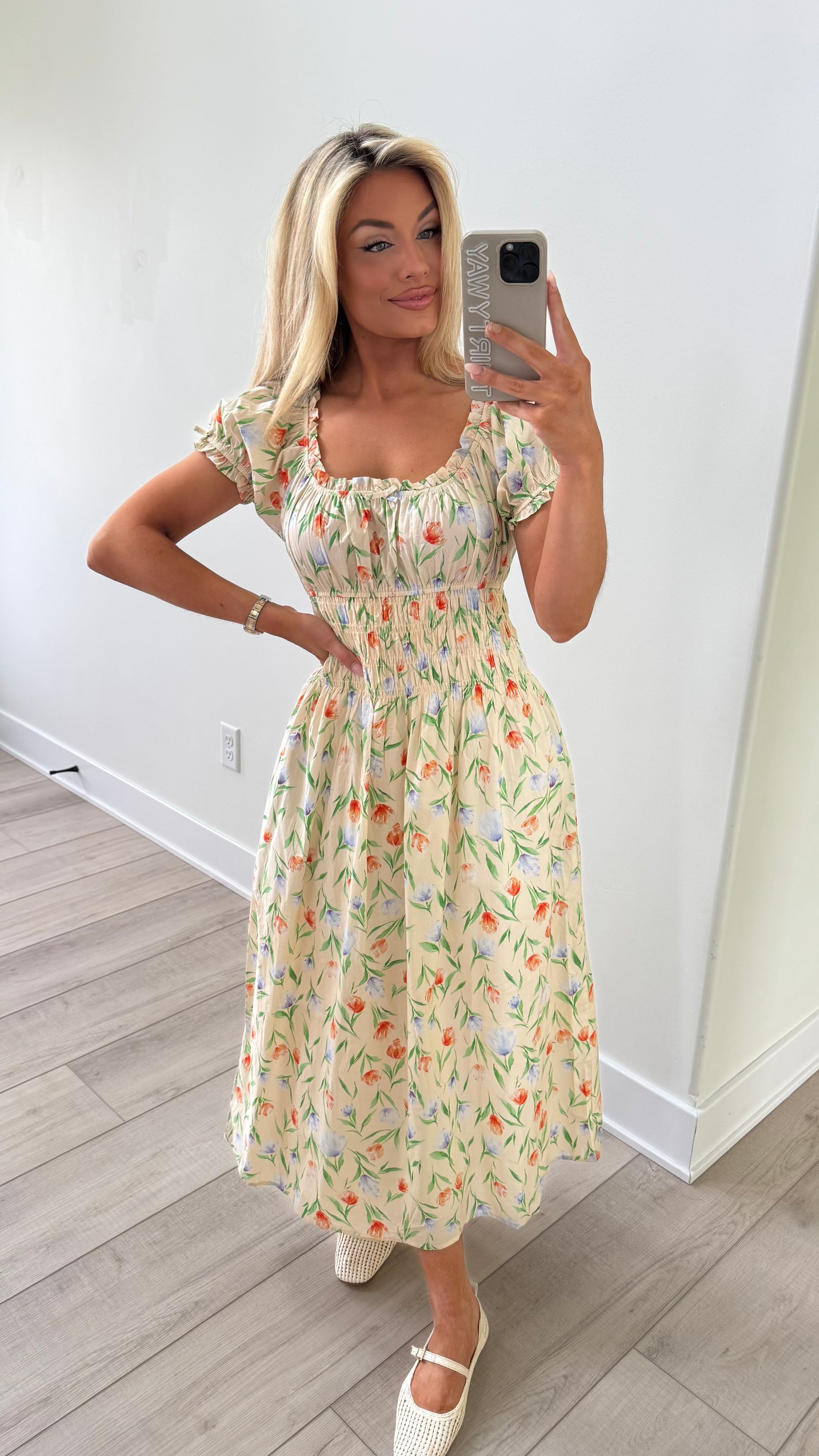 GARDEN FLORA MAXI DRESS