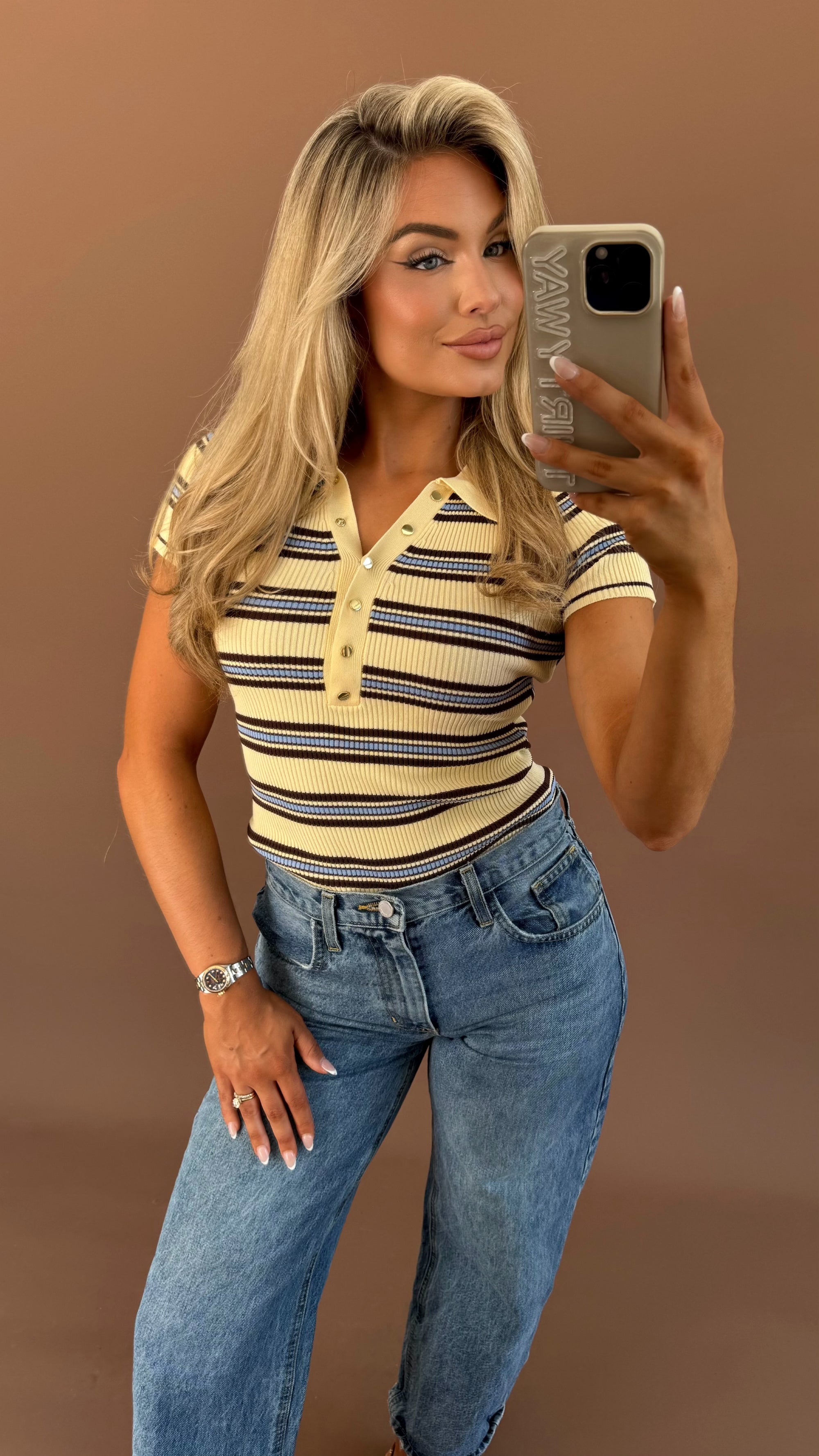 SUTTON TOP YELLOW
