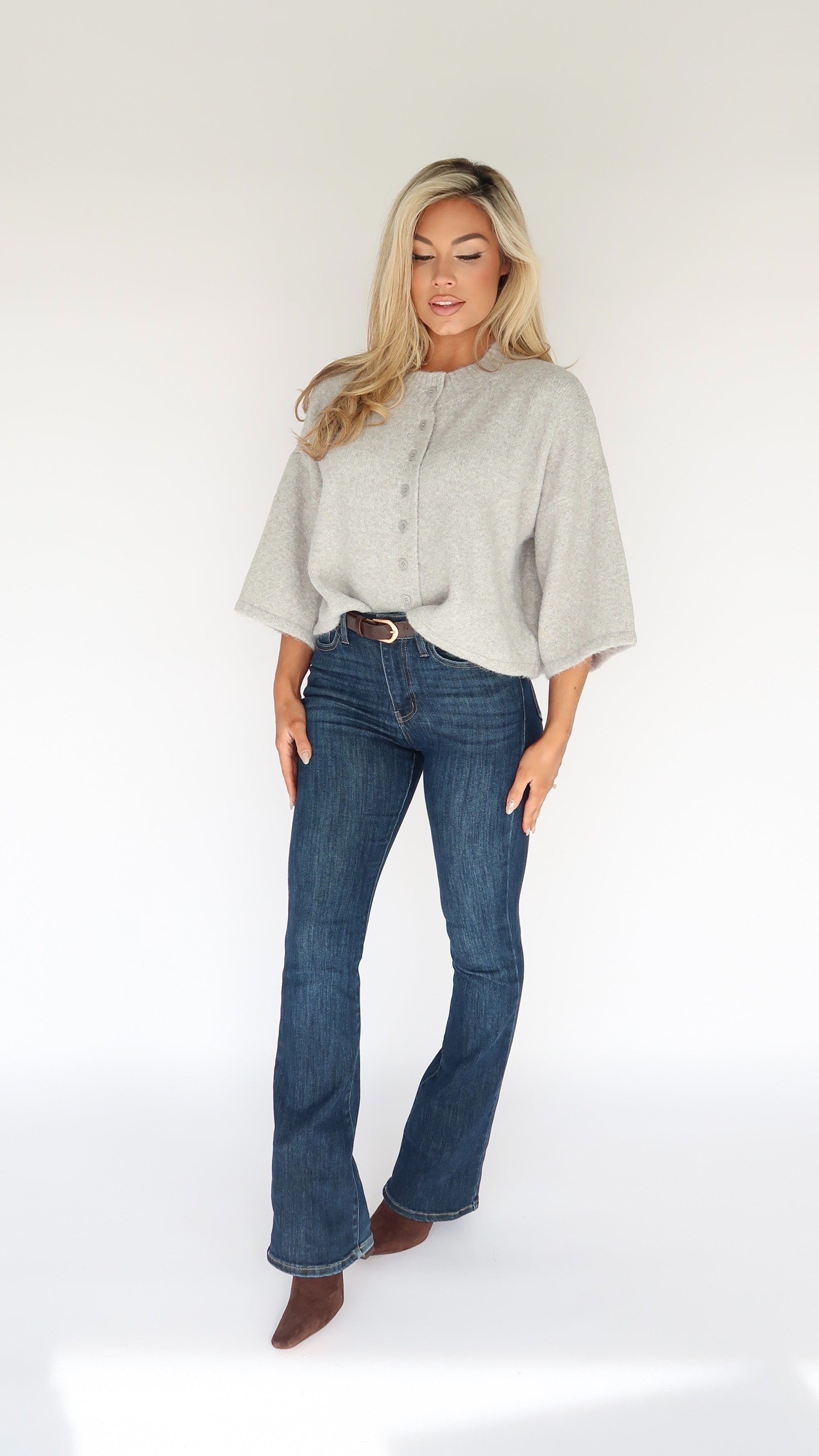 BUTTERKNIT CARDIGAN GREY