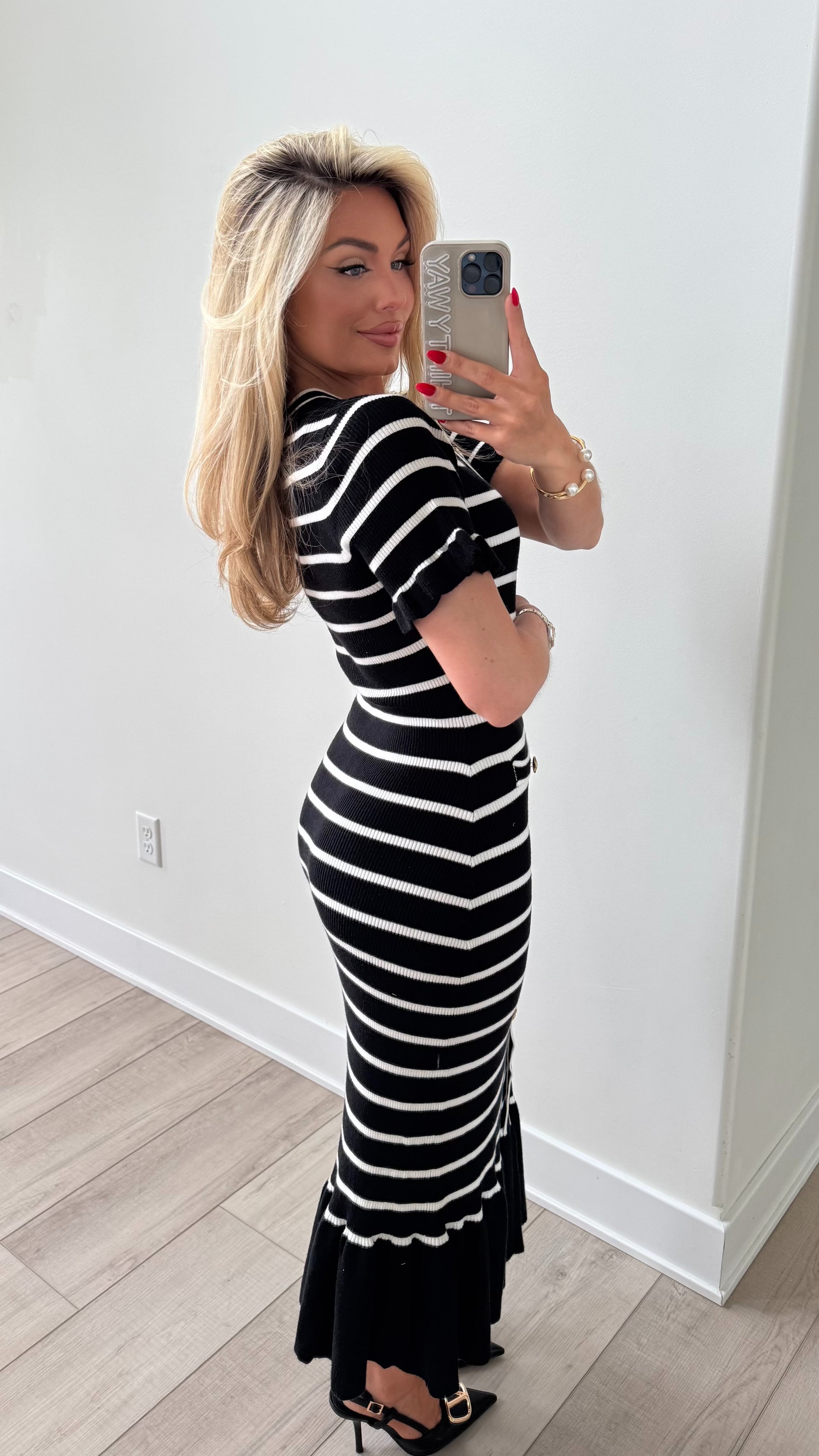 WINSLET STRIPED MAXI DRESS
