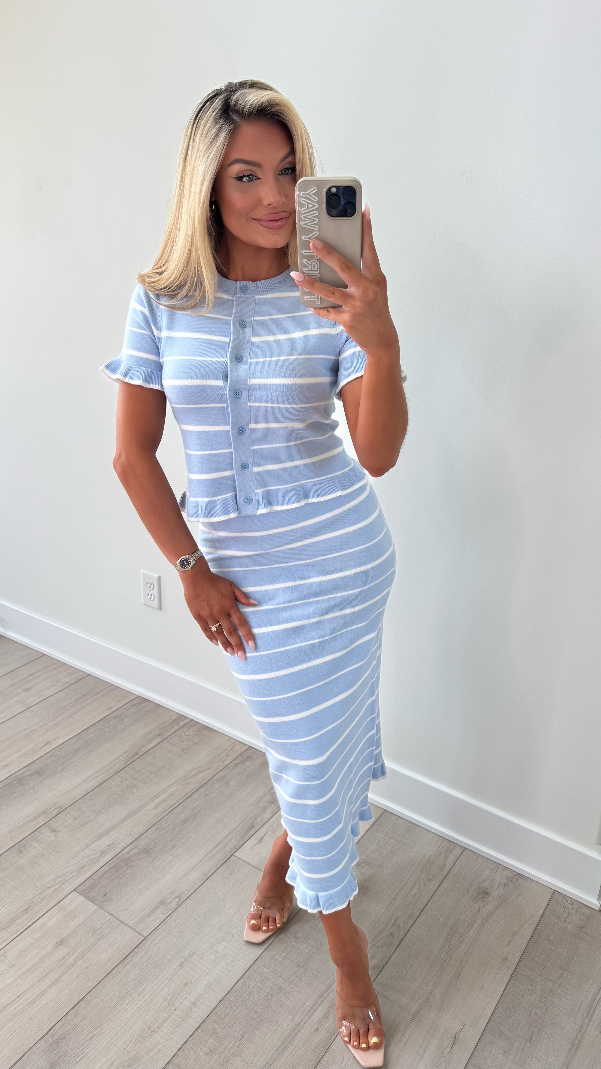 COASTAL CLUB STRIPED SET