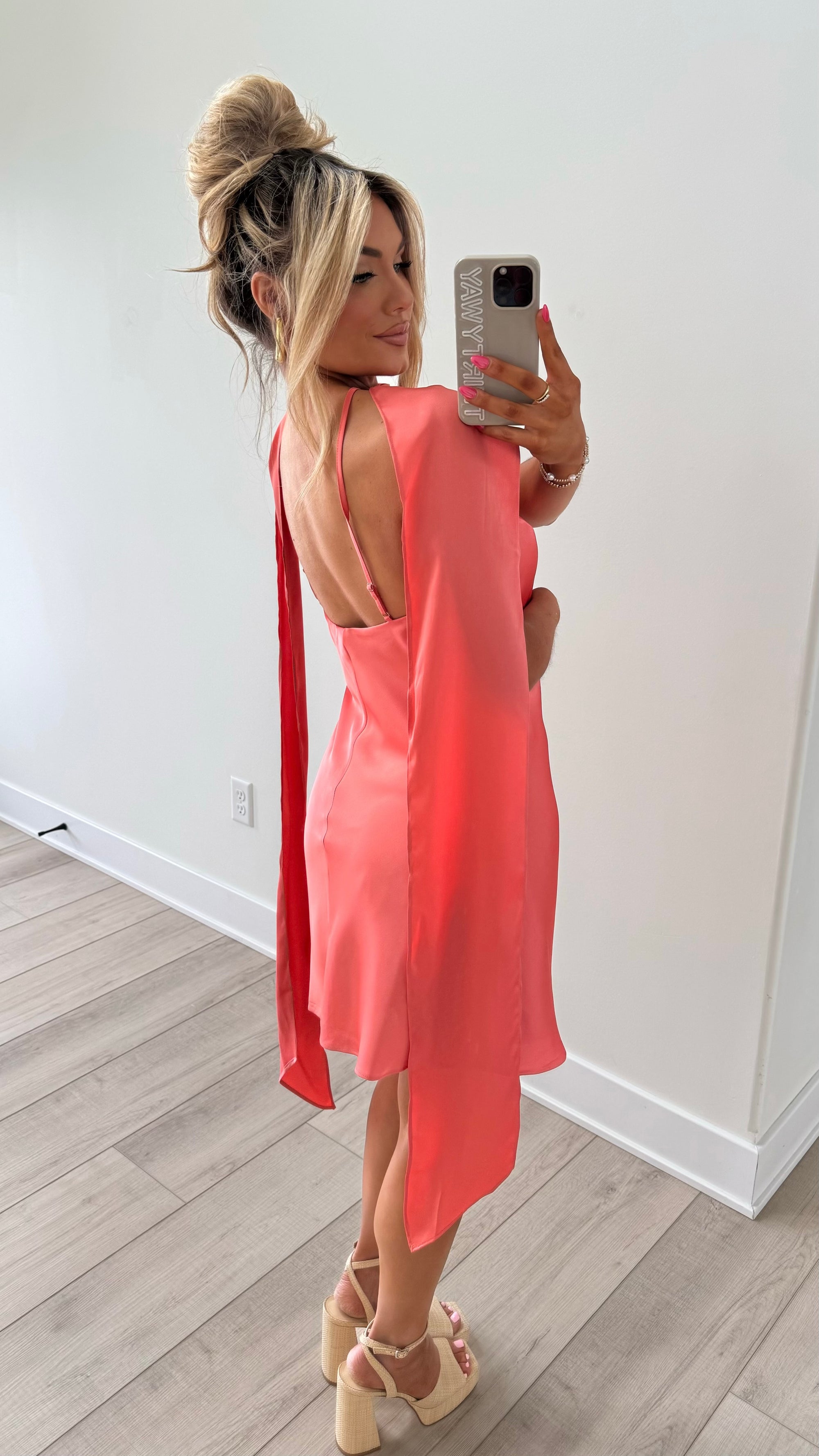 APRICOT MINI DRESS