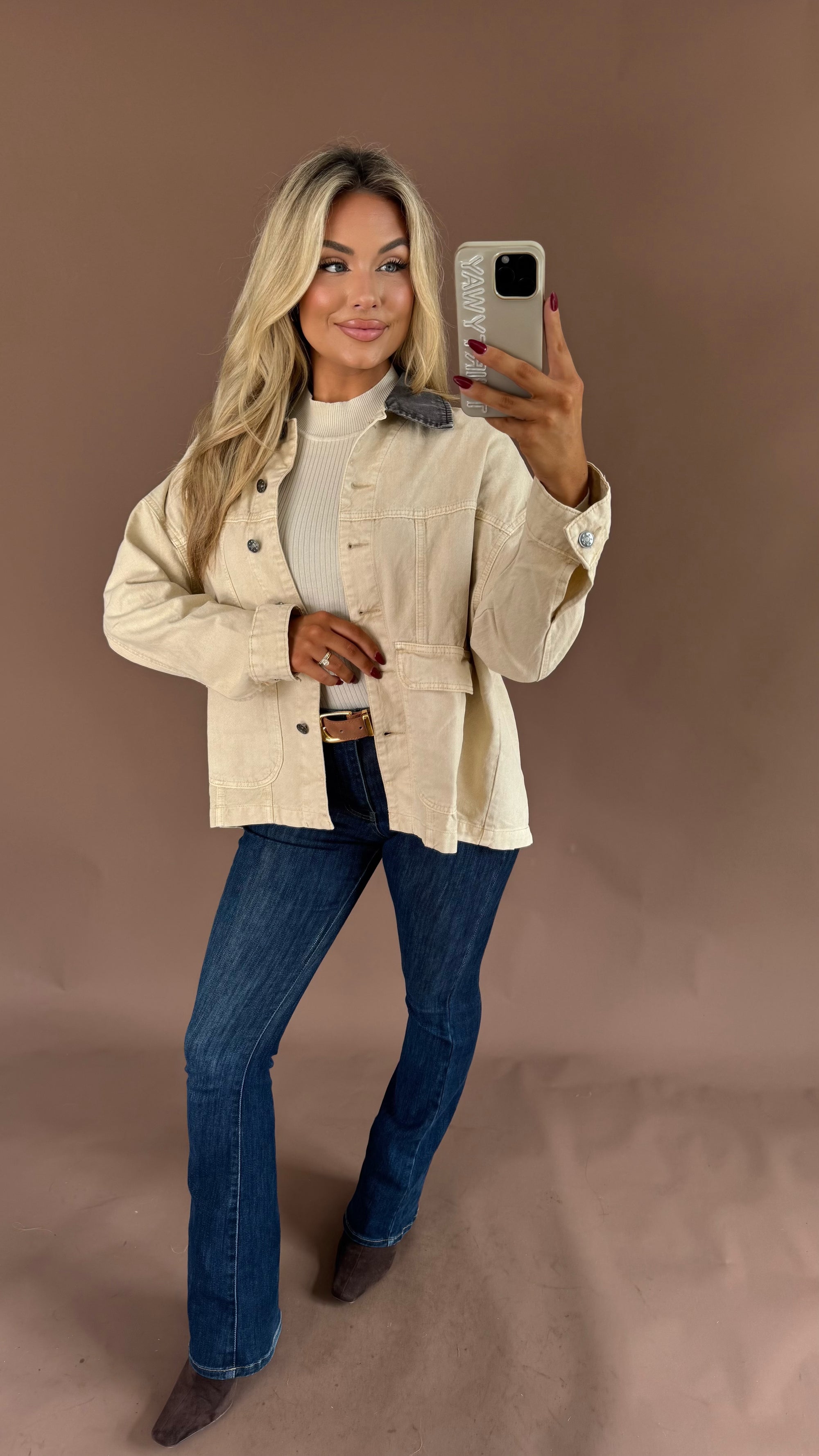 HUNTLEY VINTAGE WASH BARN JACKET