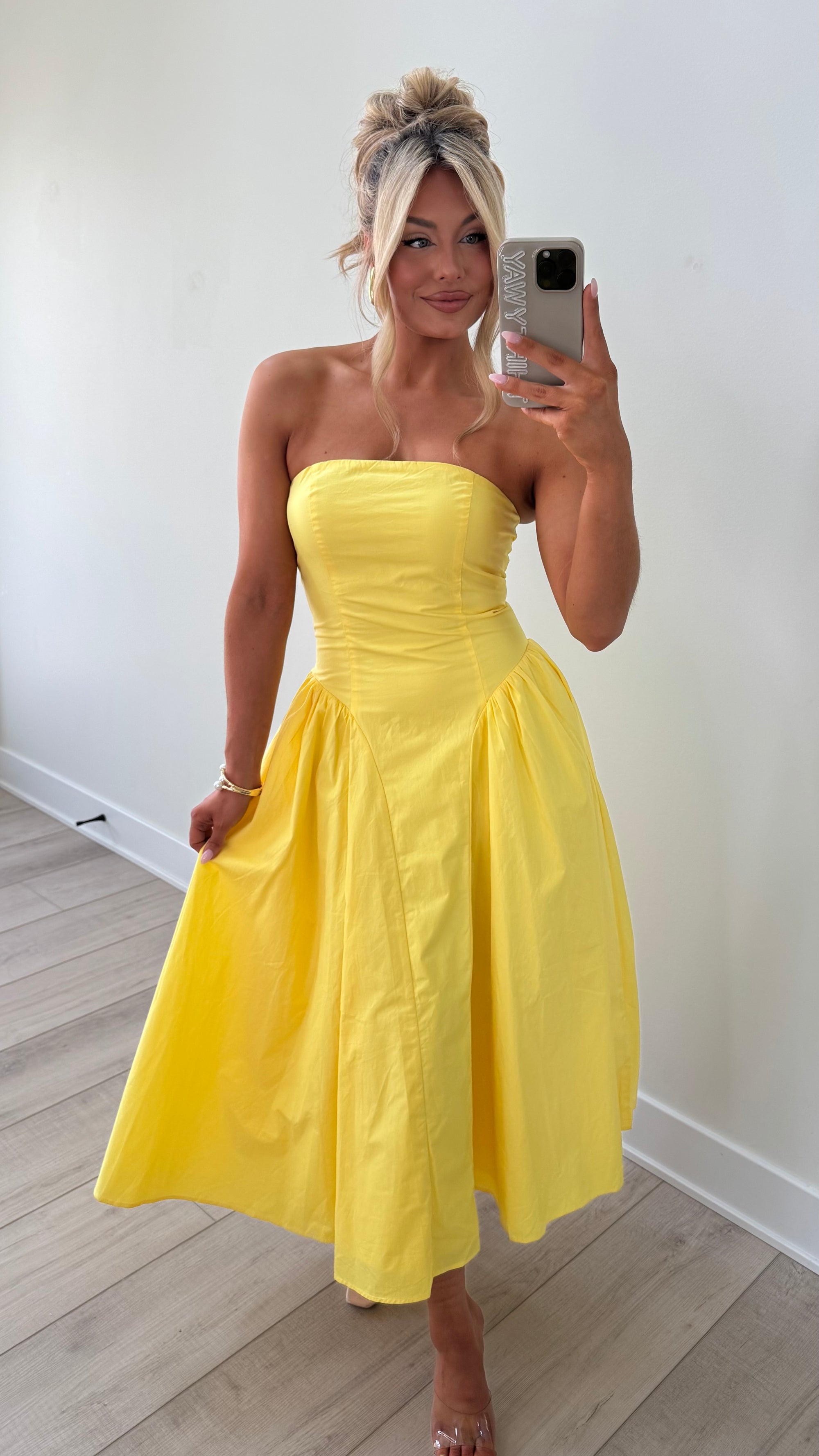 SUNDROP CROSET MAXI DRESS