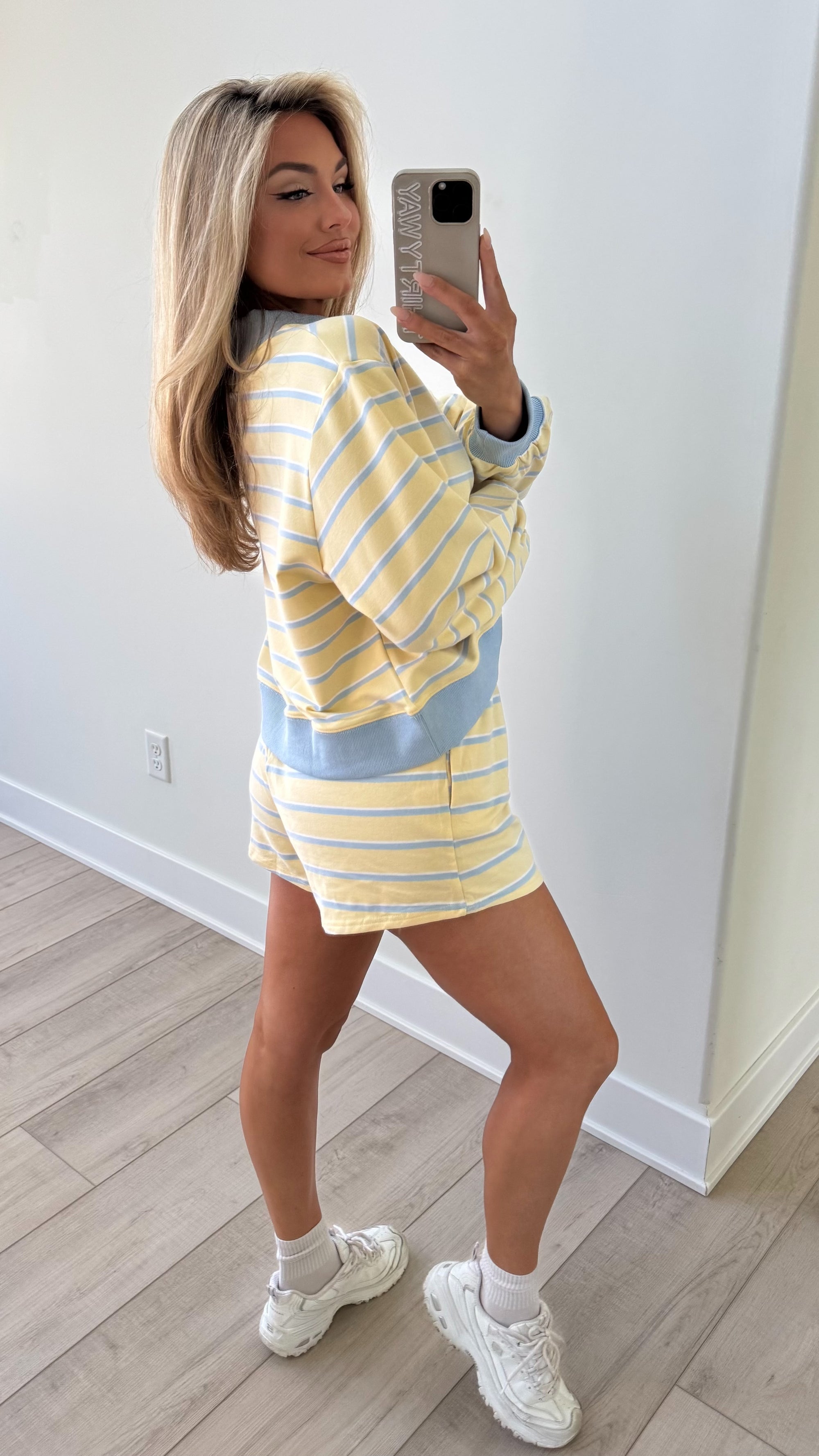 LEMON COAST STRIPED SET