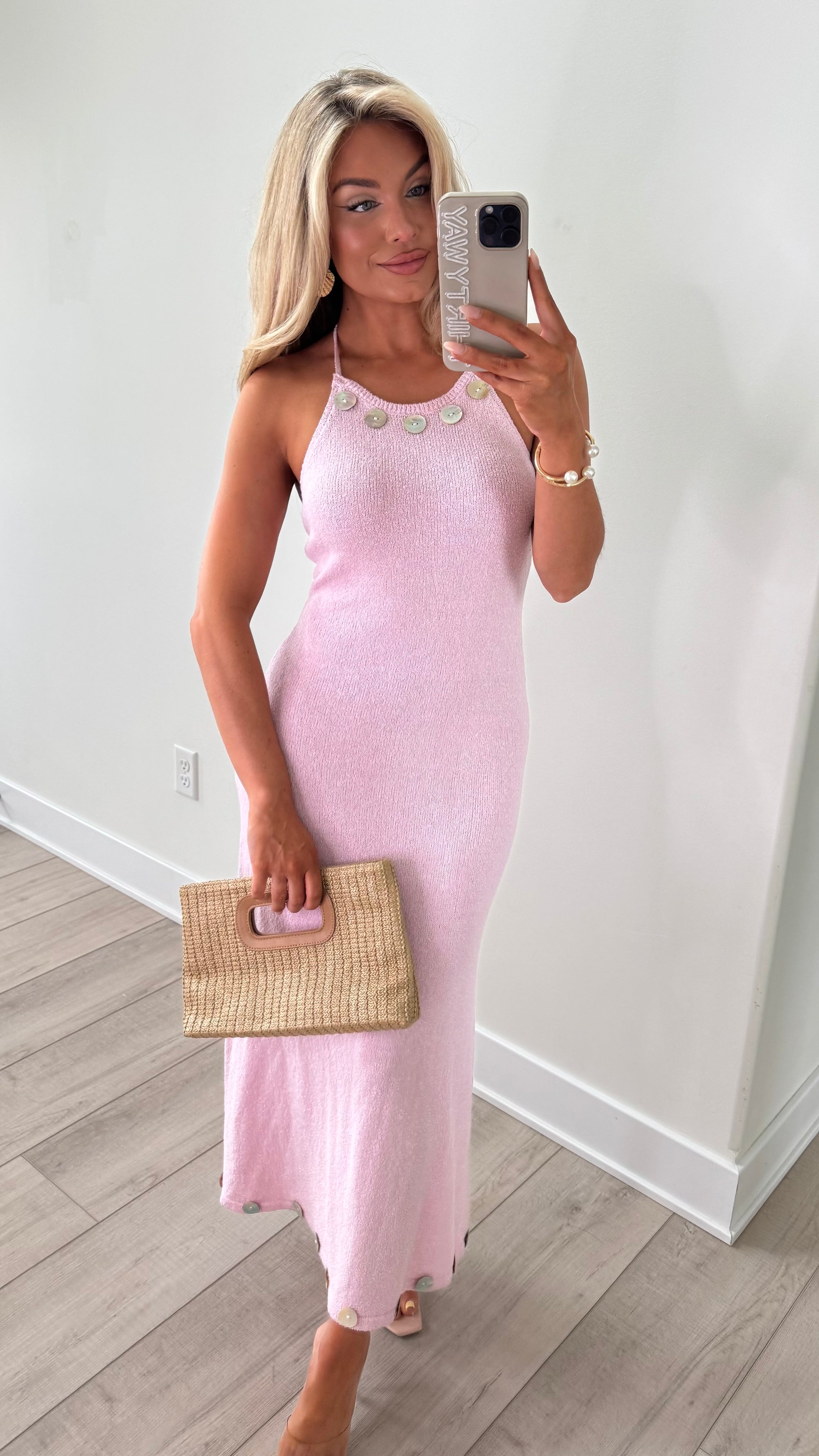 GLENDA SHELL KNIT MAXI DRESS
