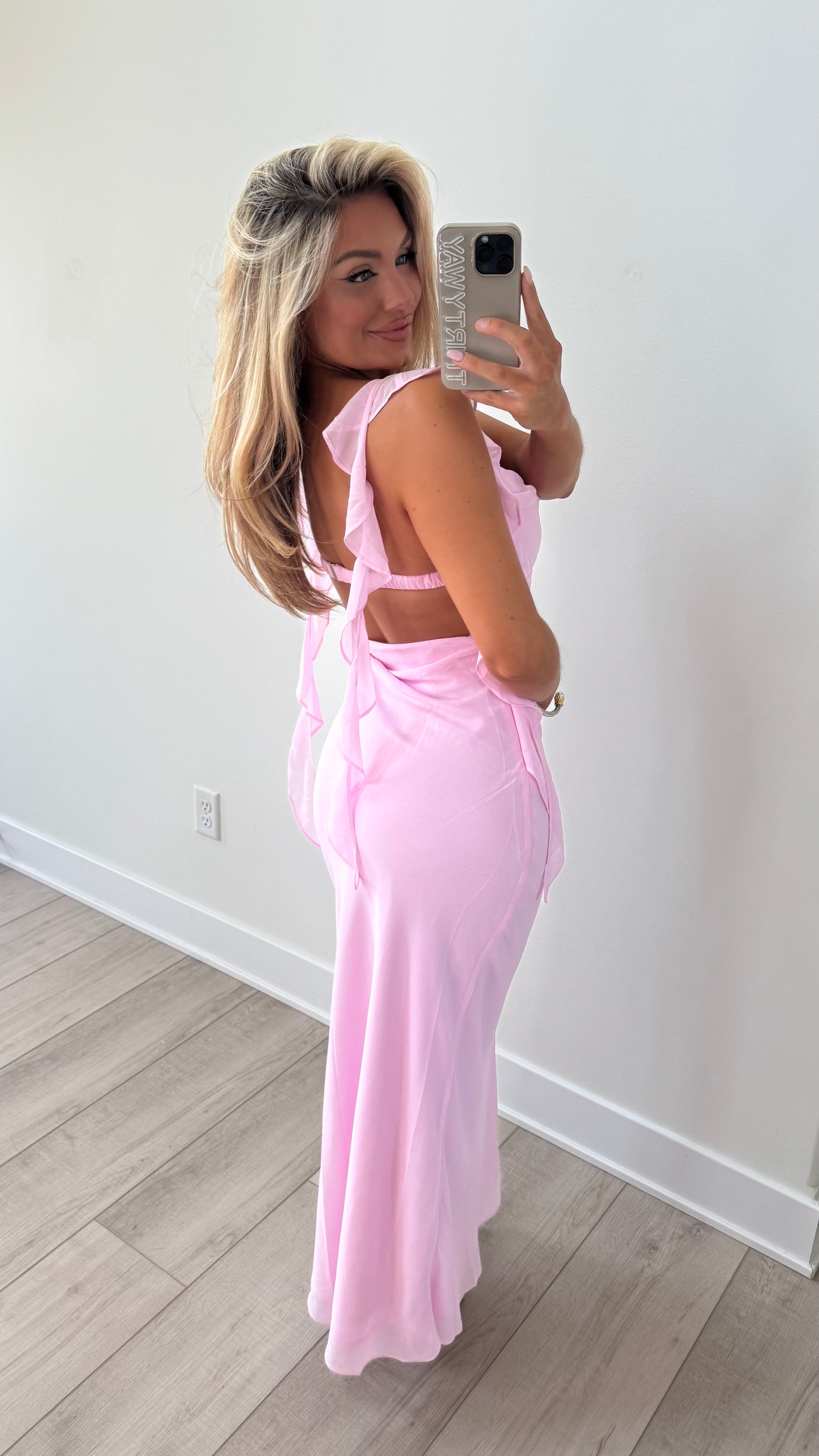 CANDY PINK MAXI DRESS