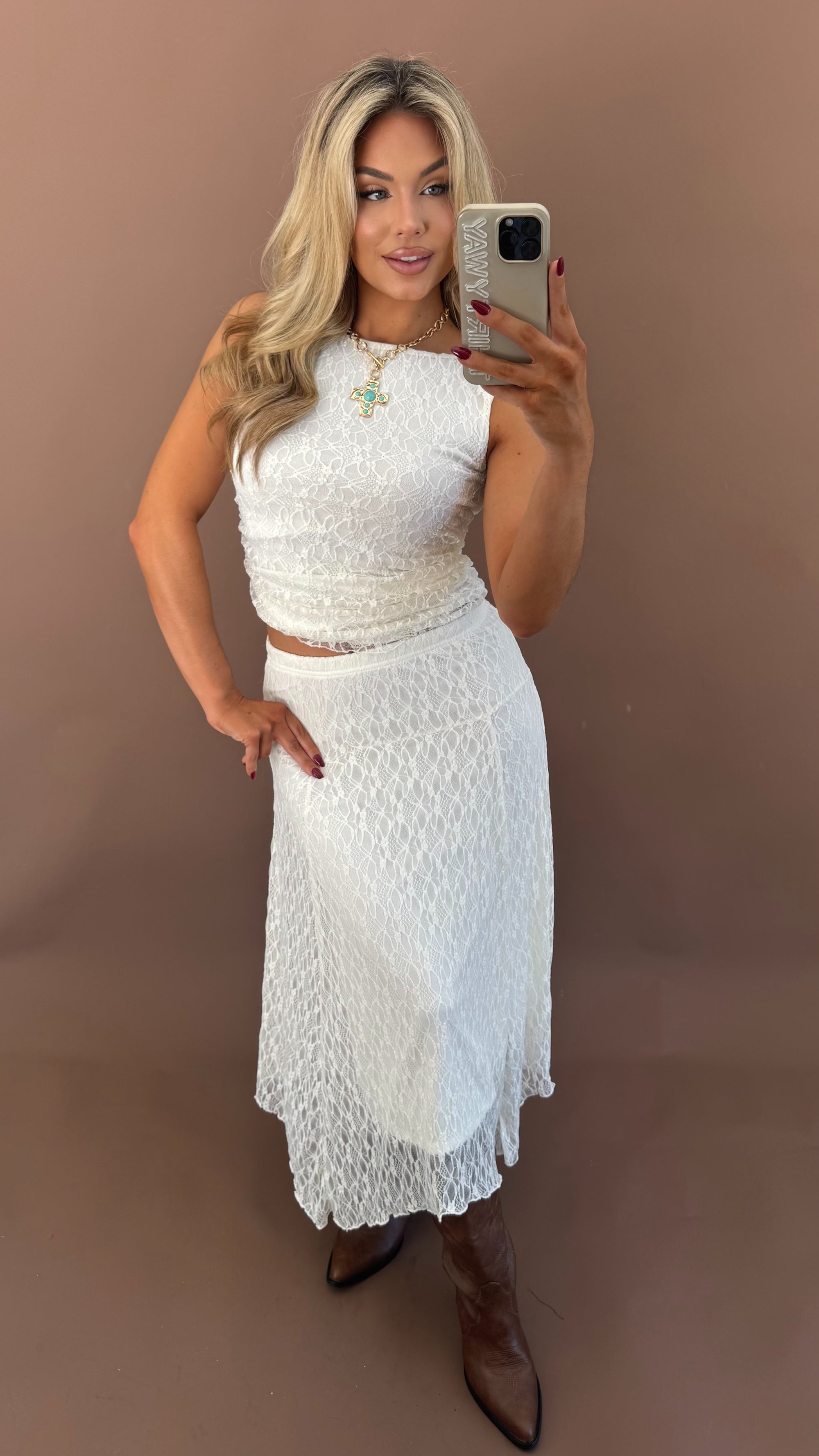 LACE TOP CREAM