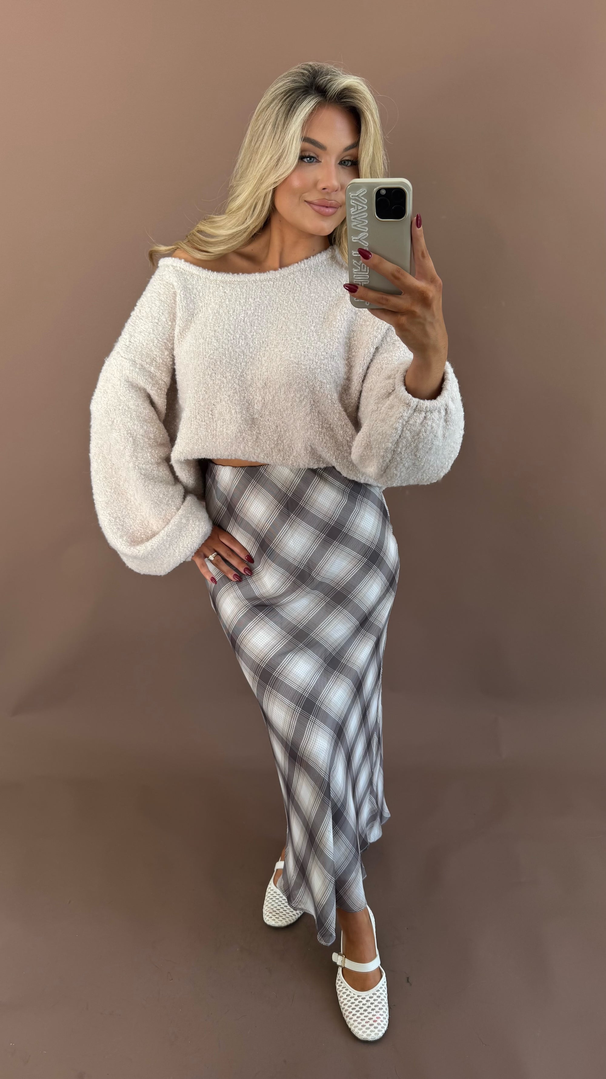 COTTAGE SWEATER TAUPE