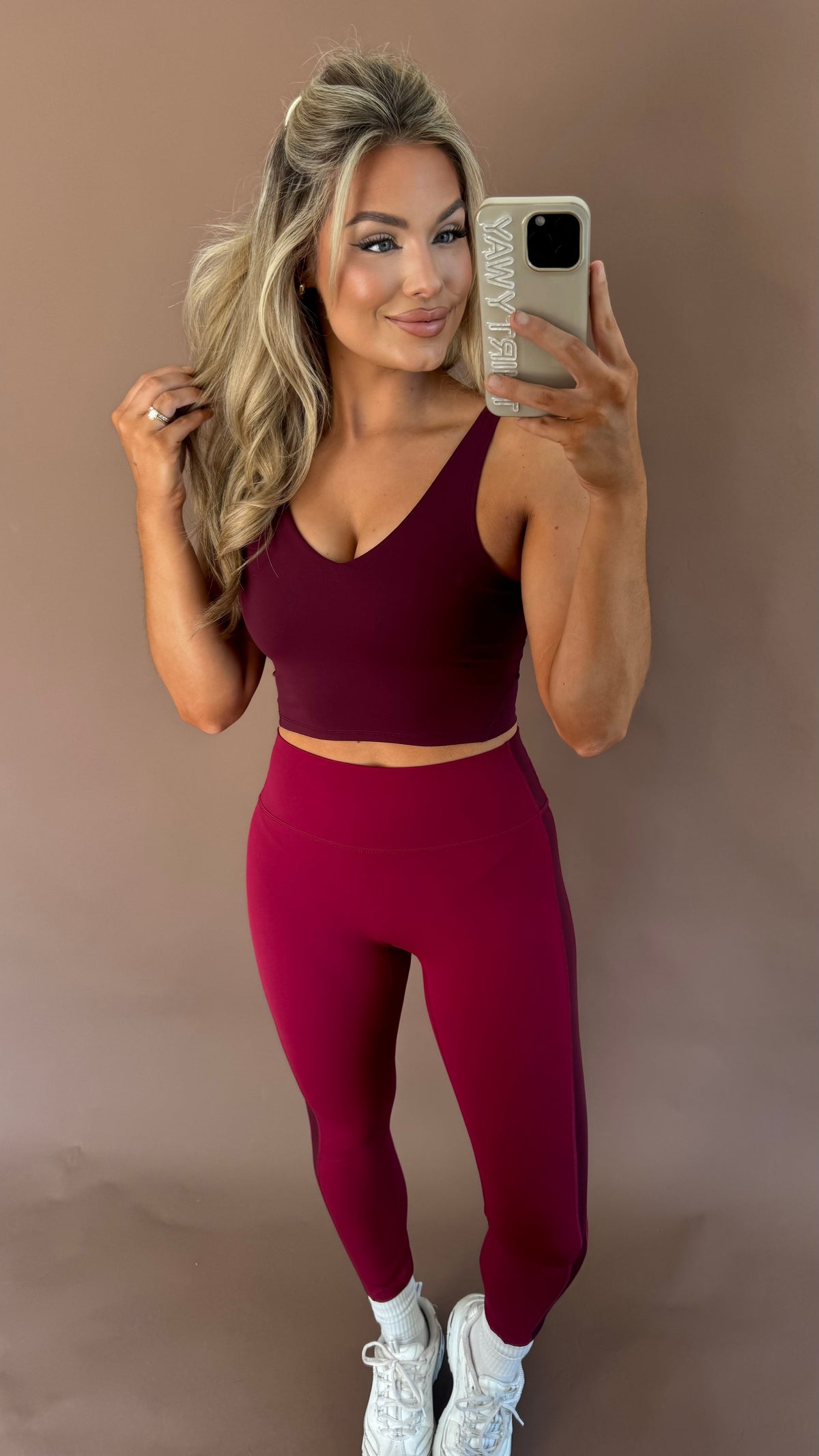 ALIGNED TANK TOP BERRY